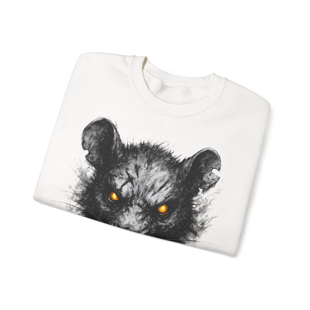 Ratte: Animals-Collection, Frontprint, Unisex Sweatshirt, Rat - Street King