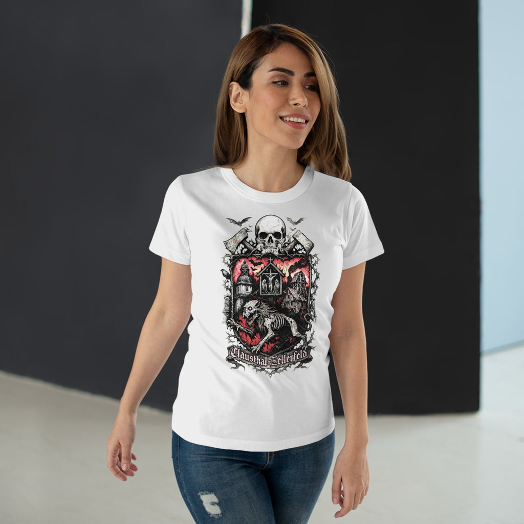 Clausthal-Zellerfeld: Frontprint, Womens' T-Shirt **Grimwater-Edition**