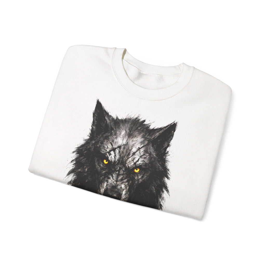 Wolf: Animals-Collection, Frontprint, Unisex Sweatshirt, Mystic Wolf