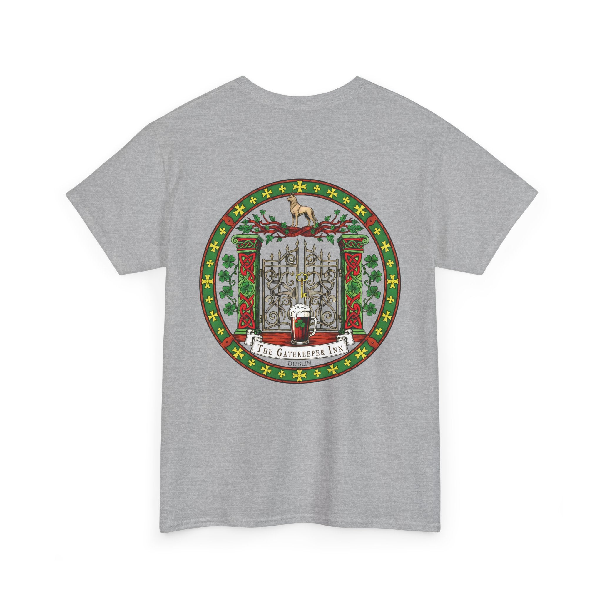 The Gatekeeper Inn, Dublin, Festive Unisex Cotton Tee with Holiday Design, Christmas Gift, Casual Wear, Comfortable Shirt, Year-Round Style, Unique Gift Idea
