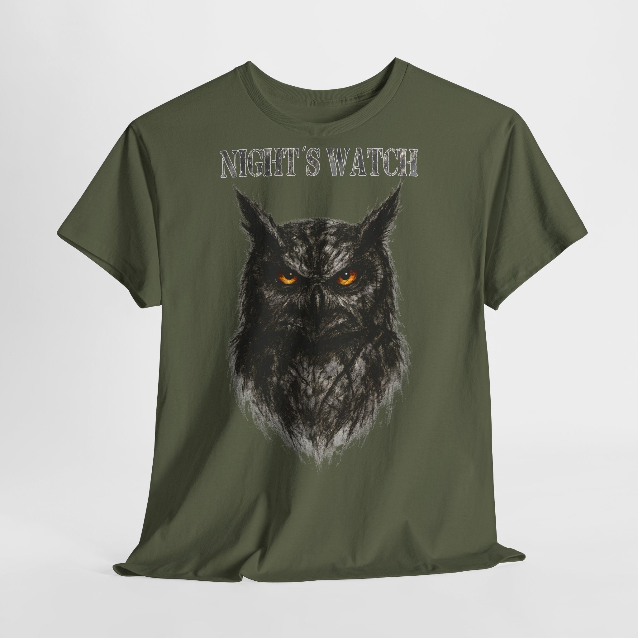 Uhu - Night's Watch: Frontprint, Unisex T-Shirt - Animal-Collection