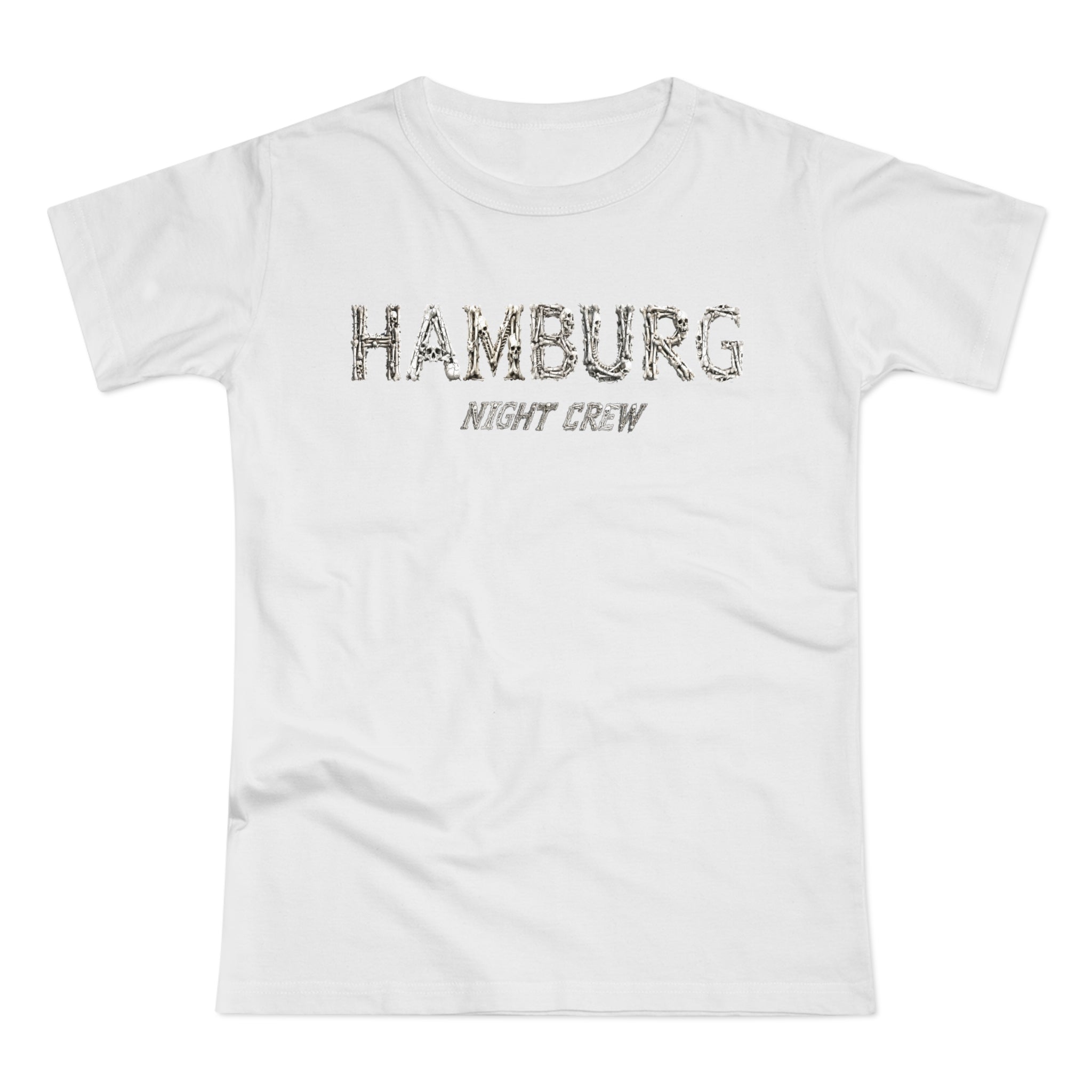 Hamburg "Night Crew" - Front-/Backprint, Womens' T-Shirt: **Grimwater-Edition**