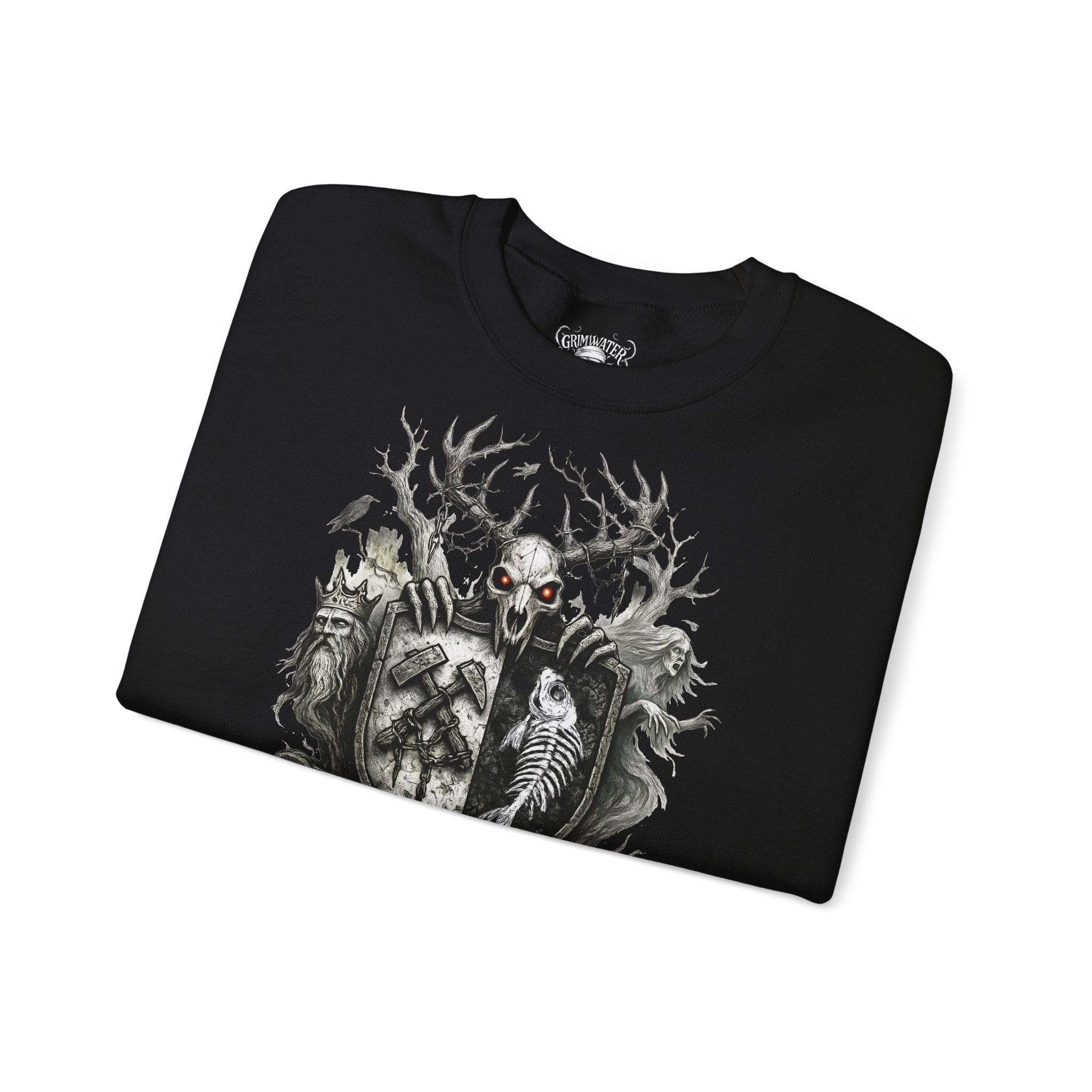 Der Harz: Harz-Collection, Frontprint, Unisex Sweatshirt **Grimwater-Edition**