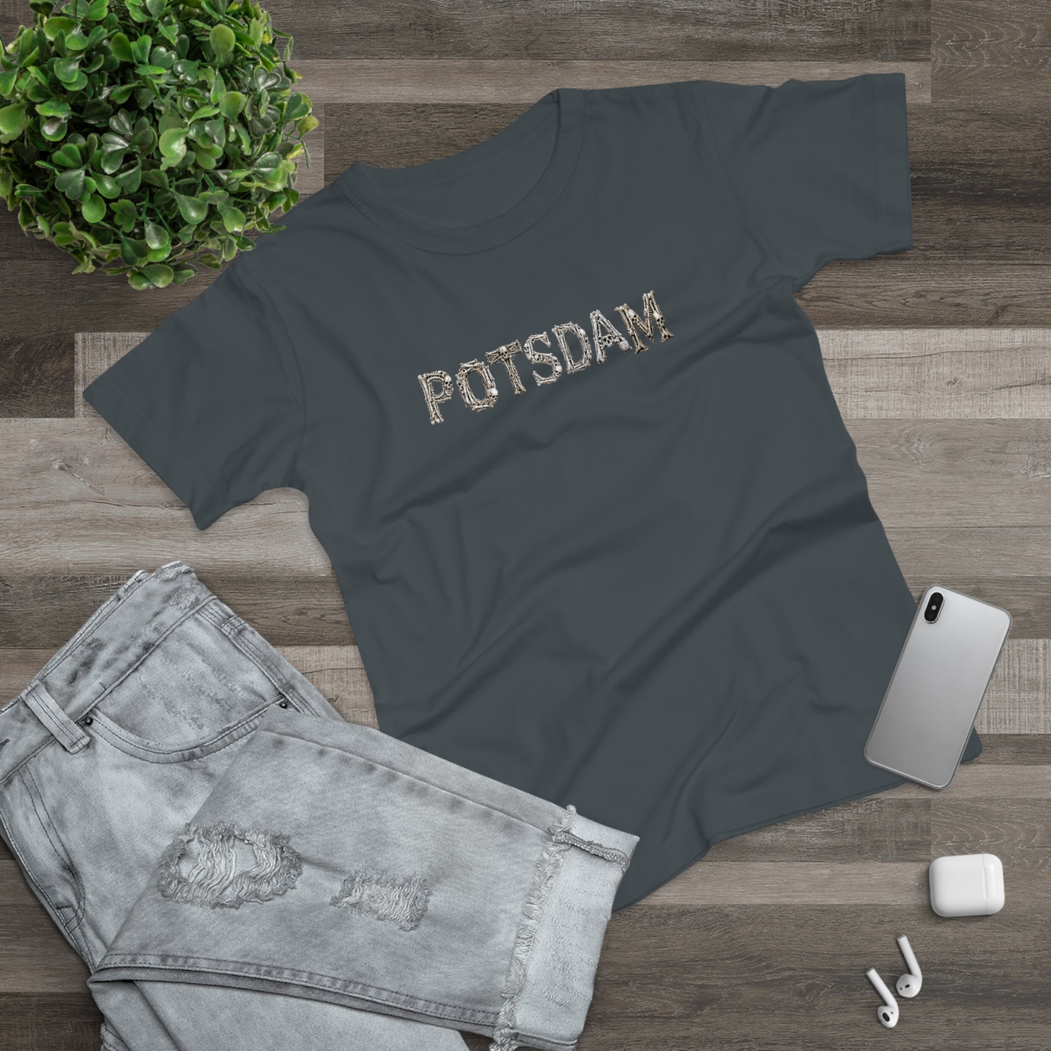 Potsdam: Front-/Backprint, Womens' T-Shirt **Grimwater-Edition**