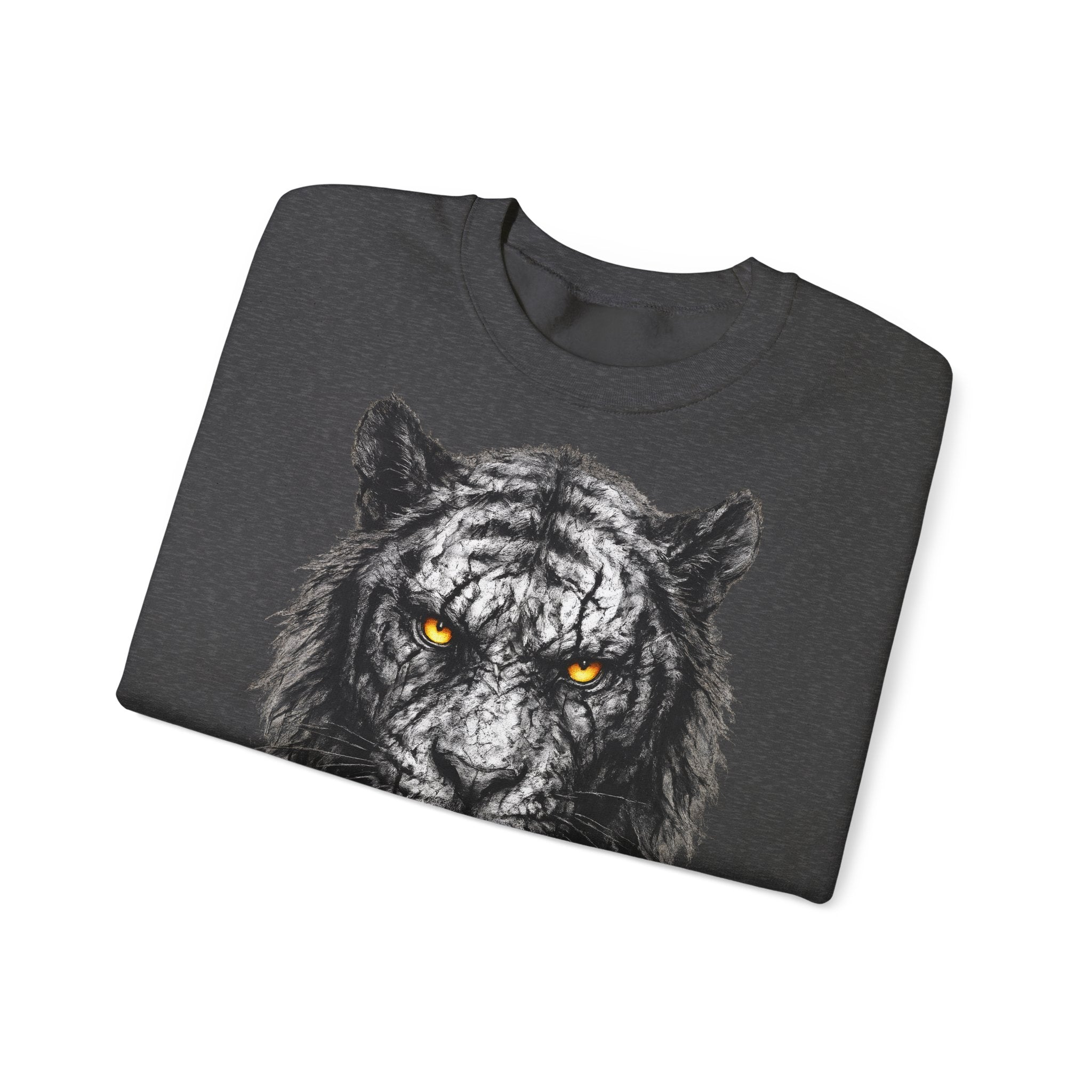 Tiger: Animals-Collection, Frontprint, Unisex Sweatshirt, Bold Tiger