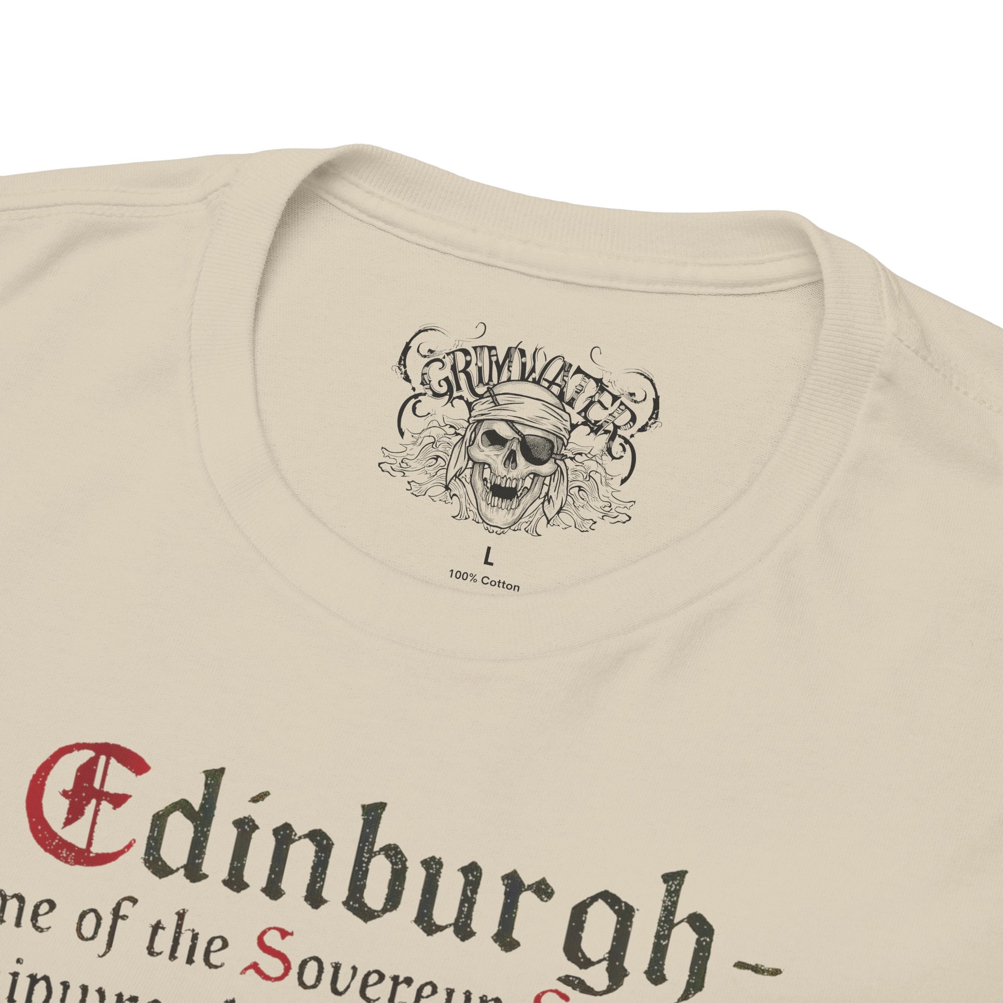 Edinburgh: Frontprint, Unisex T-Shirt **Grimwater-Edition**
