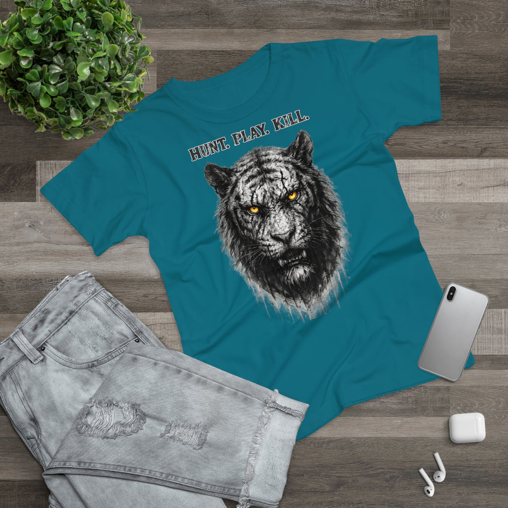 Tiger: Frontprint, Womens' T-Shirt - Animal-Collection