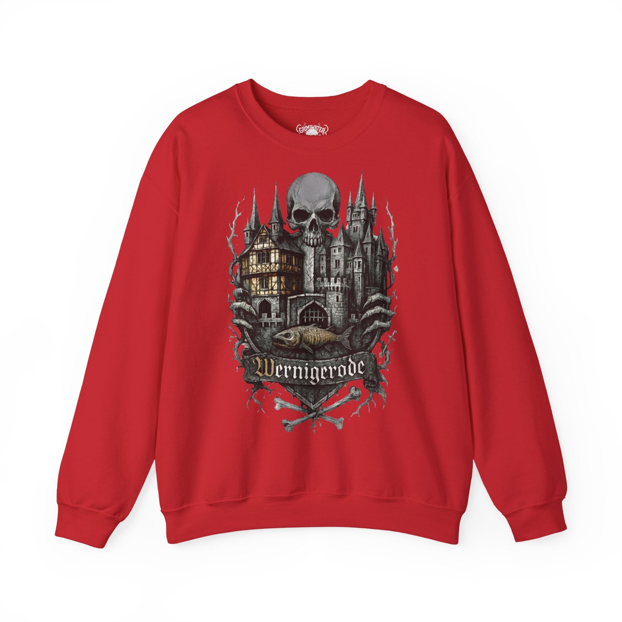 Wernigerode: Harz-Collection, Frontprint, Unisex Sweatshirt **Grimwater-Edition**