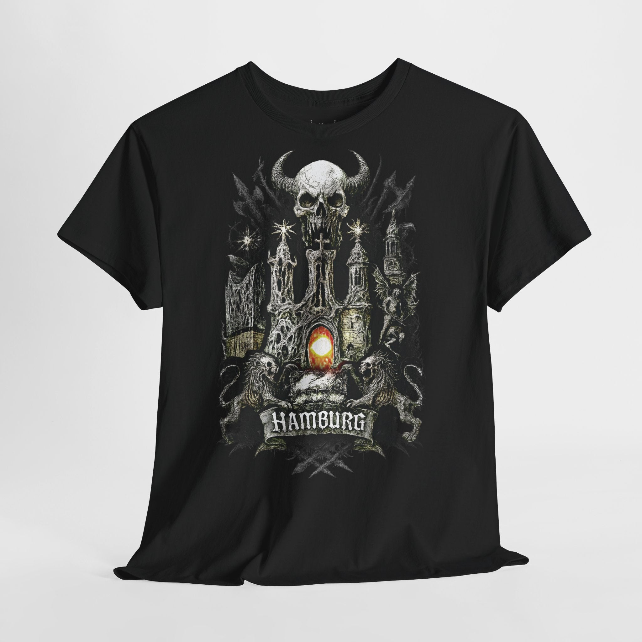 Hamburg - Frontprint, Unisex T-Shirt: **Grimwater-Edition**