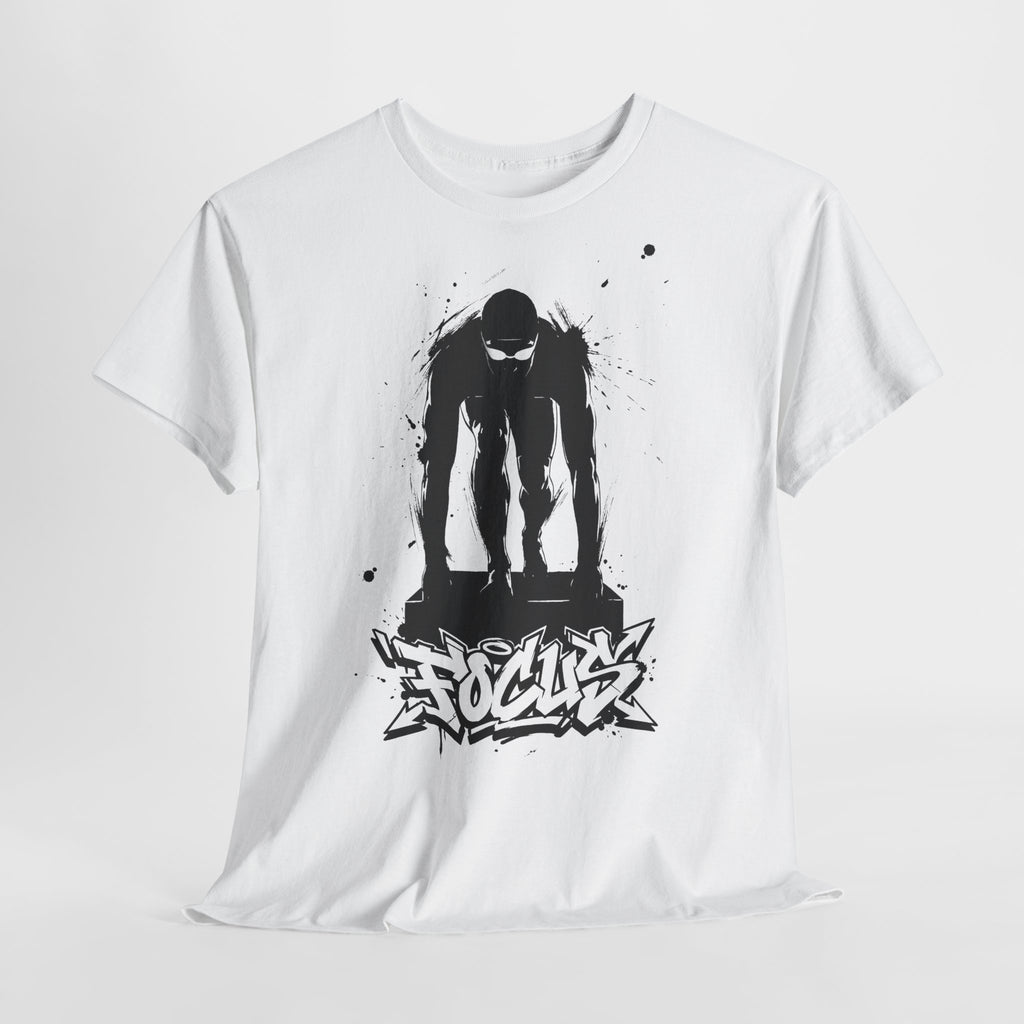 Schwimmen - FOCUS : Frontprint, Unisex T-Shirt