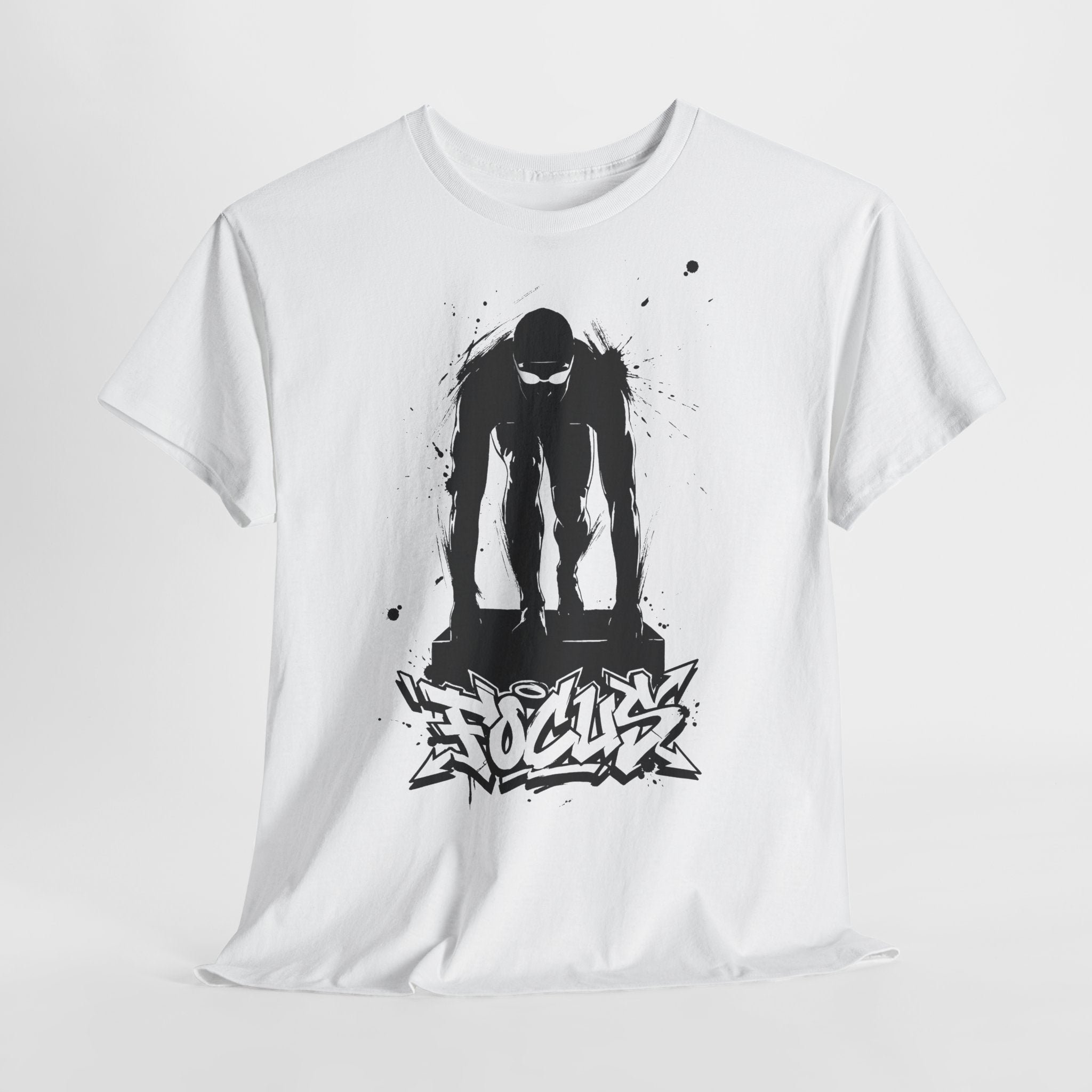 Schwimmen - FOCUS : Frontprint, Unisex T-Shirt