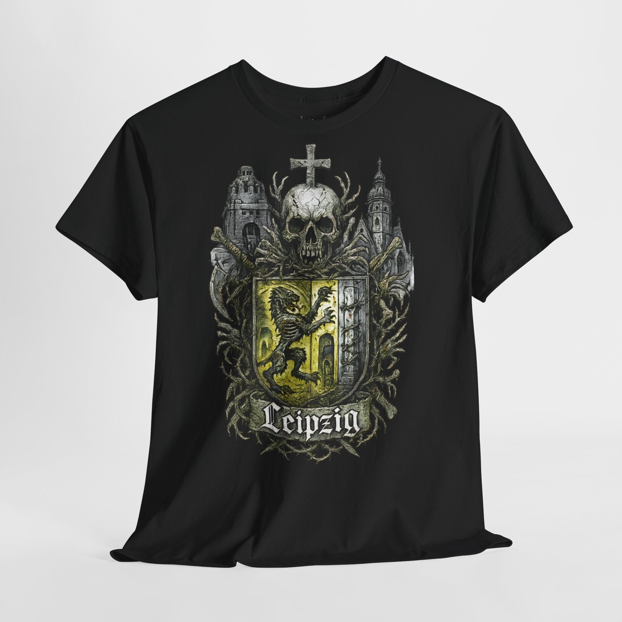 Leipzig: Frontprint, Unisex T-Shirt **Grimwater-Edition**