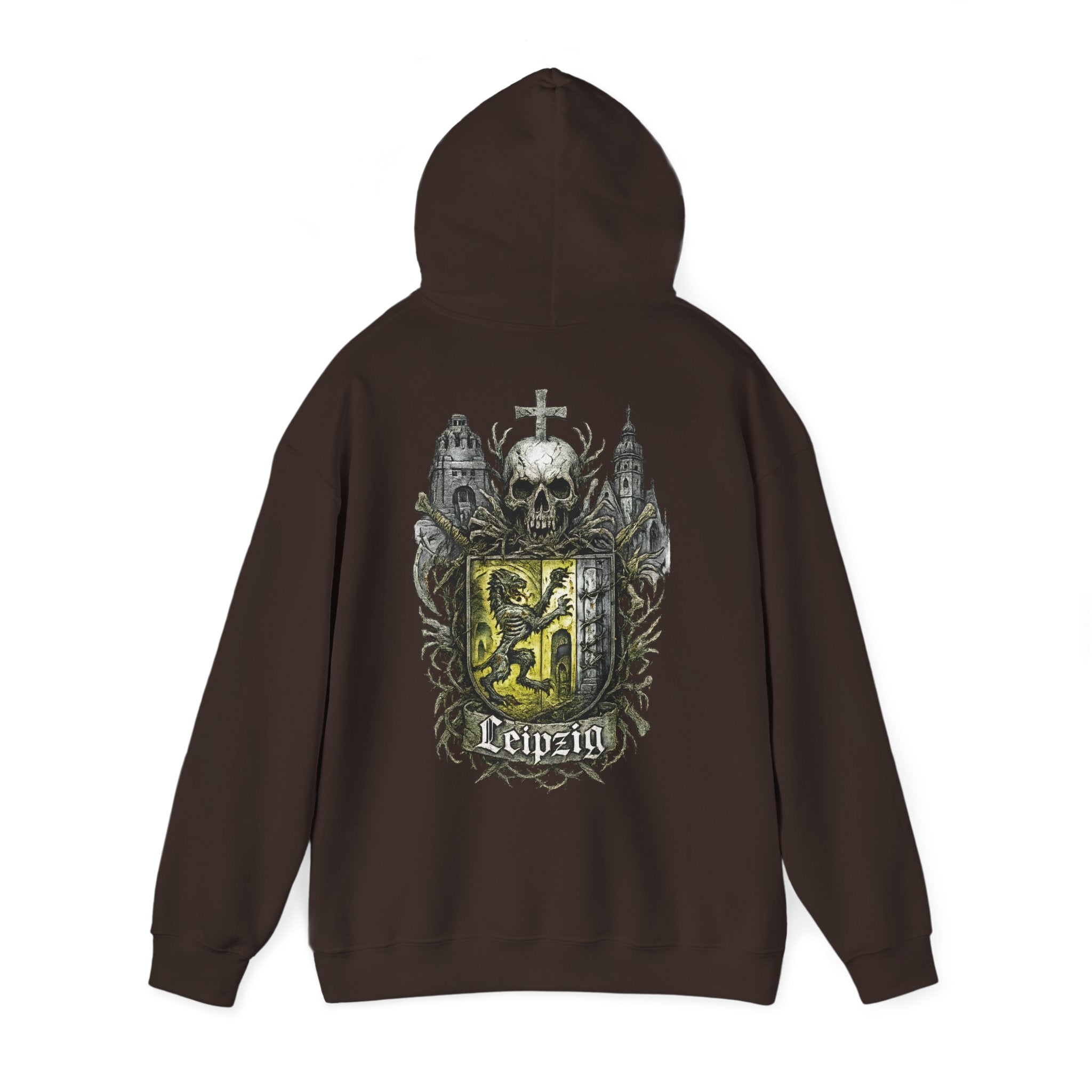Leipzig: Front-/Backprint, Unisex Hoodie **Grimwater-Edition**