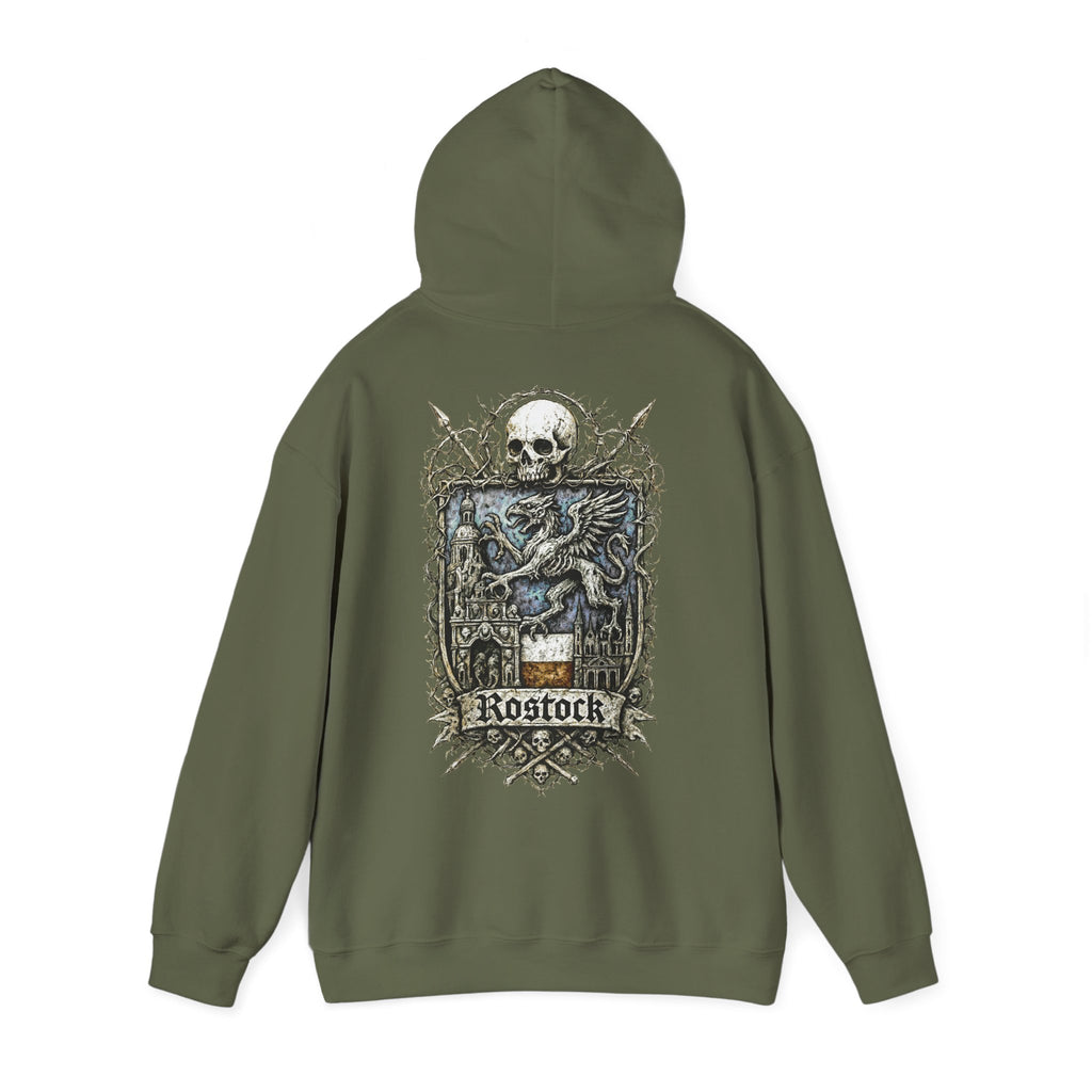 Rostock: Front-/Backprint, Unisex Hoodie **Grimwater-Edition**