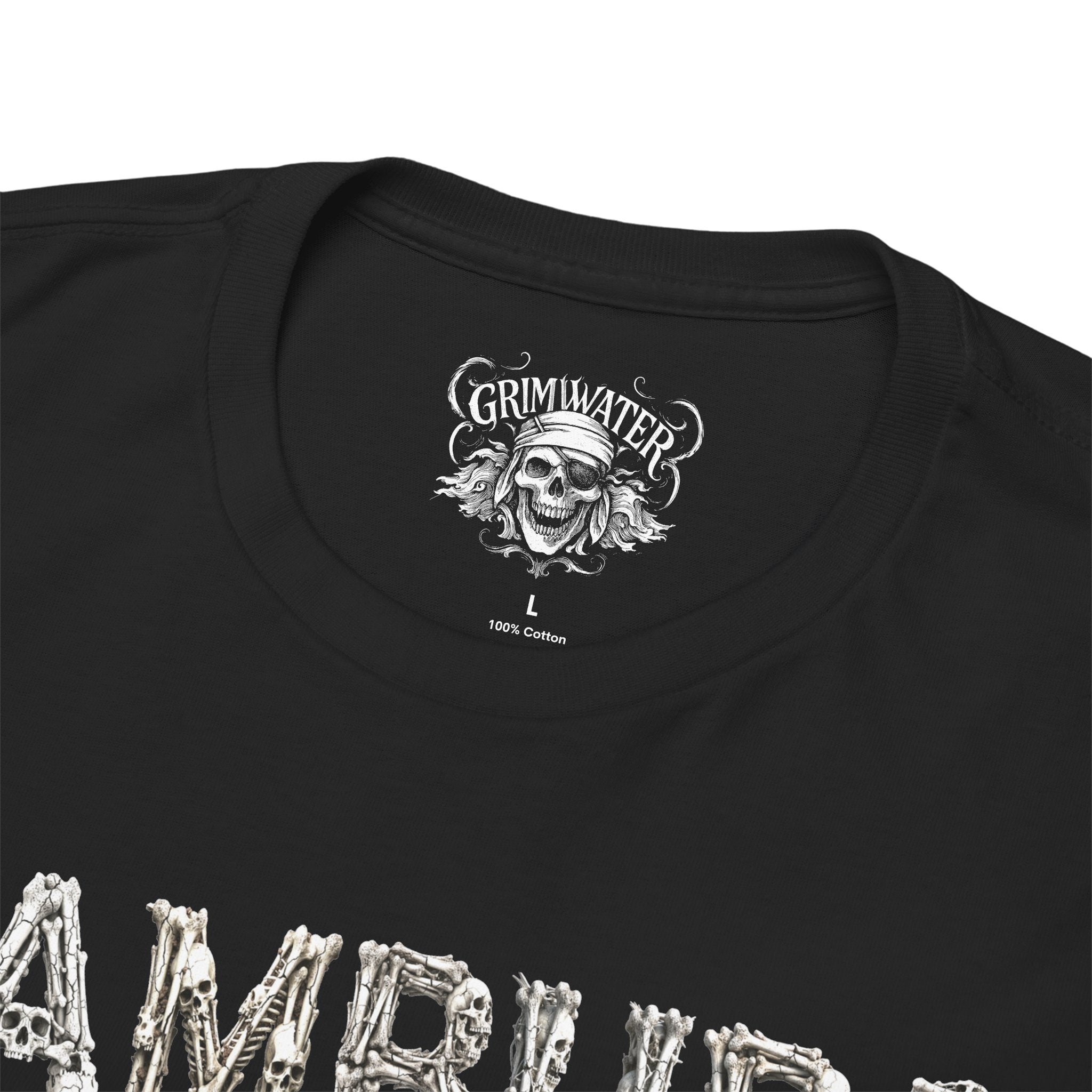 Hamburg "Night Crew" - Front-/Backprint, Unisex T-Shirt: **Grimwater-Edition**