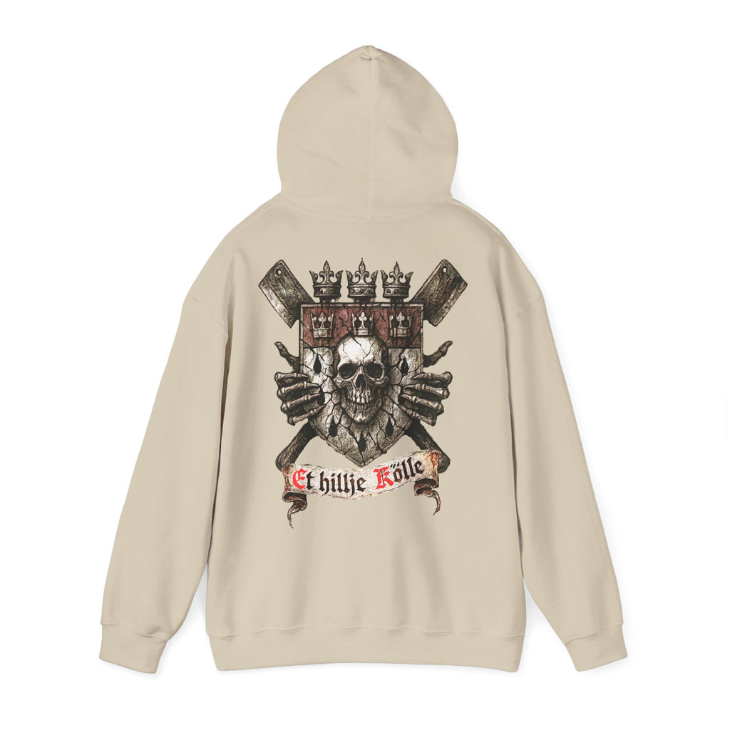 Köln - Hätz un Bloot: Front-/Backprint, Unisex Hoodie **Grimwater-Design**