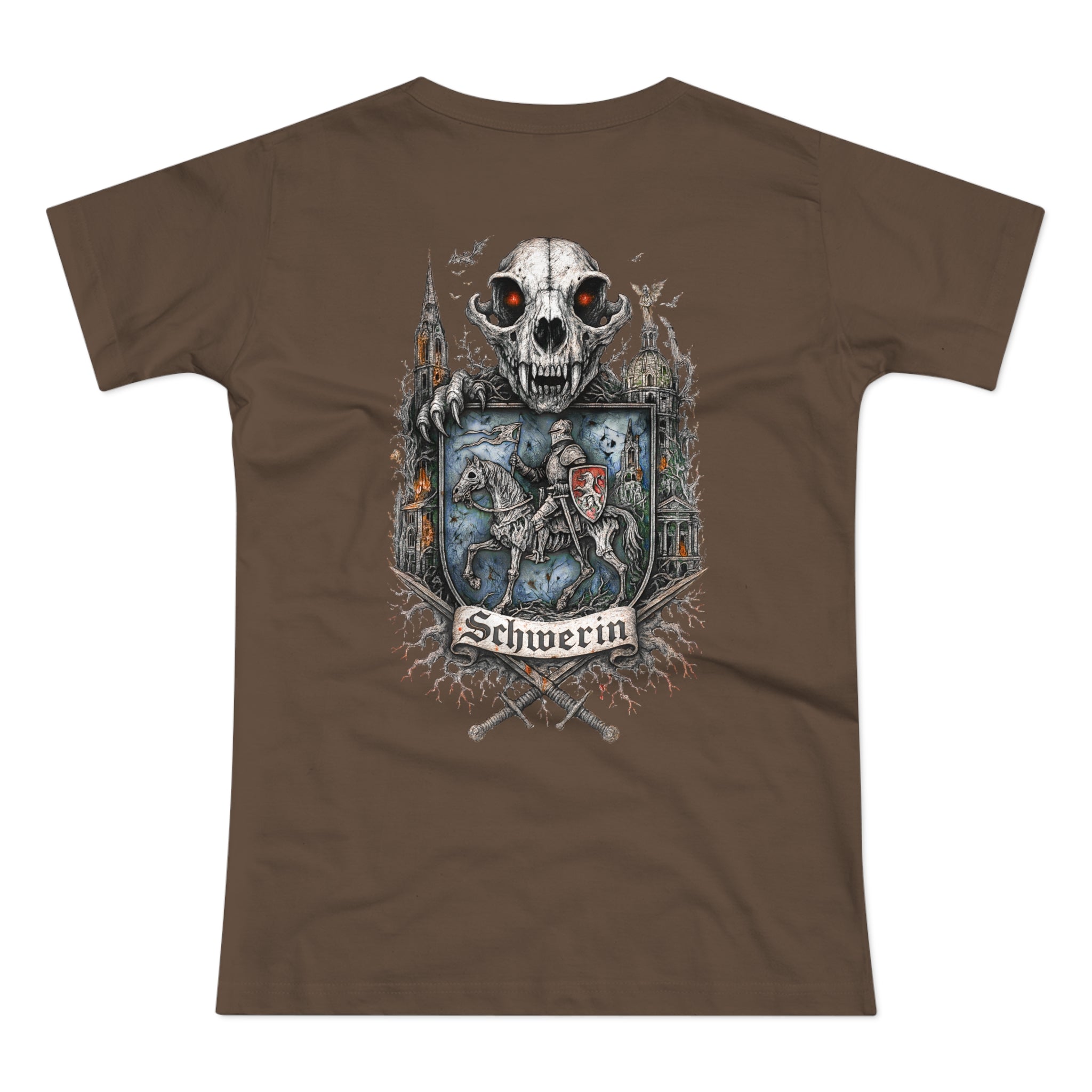 Schwerin: Front-/Backprint, Womens' T-Shirt **Grimwater-Edition**