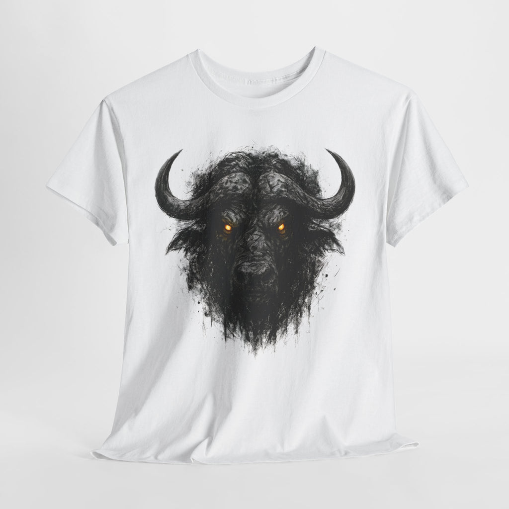 Büffel: Frontprint, Unisex T-Shirt - Animal-Collection