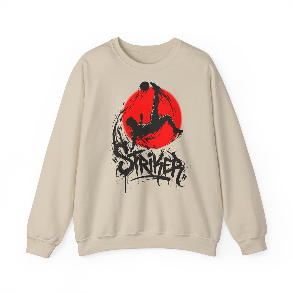 Soccer Striker 01: Frontprint, Unisex Sweatshirt