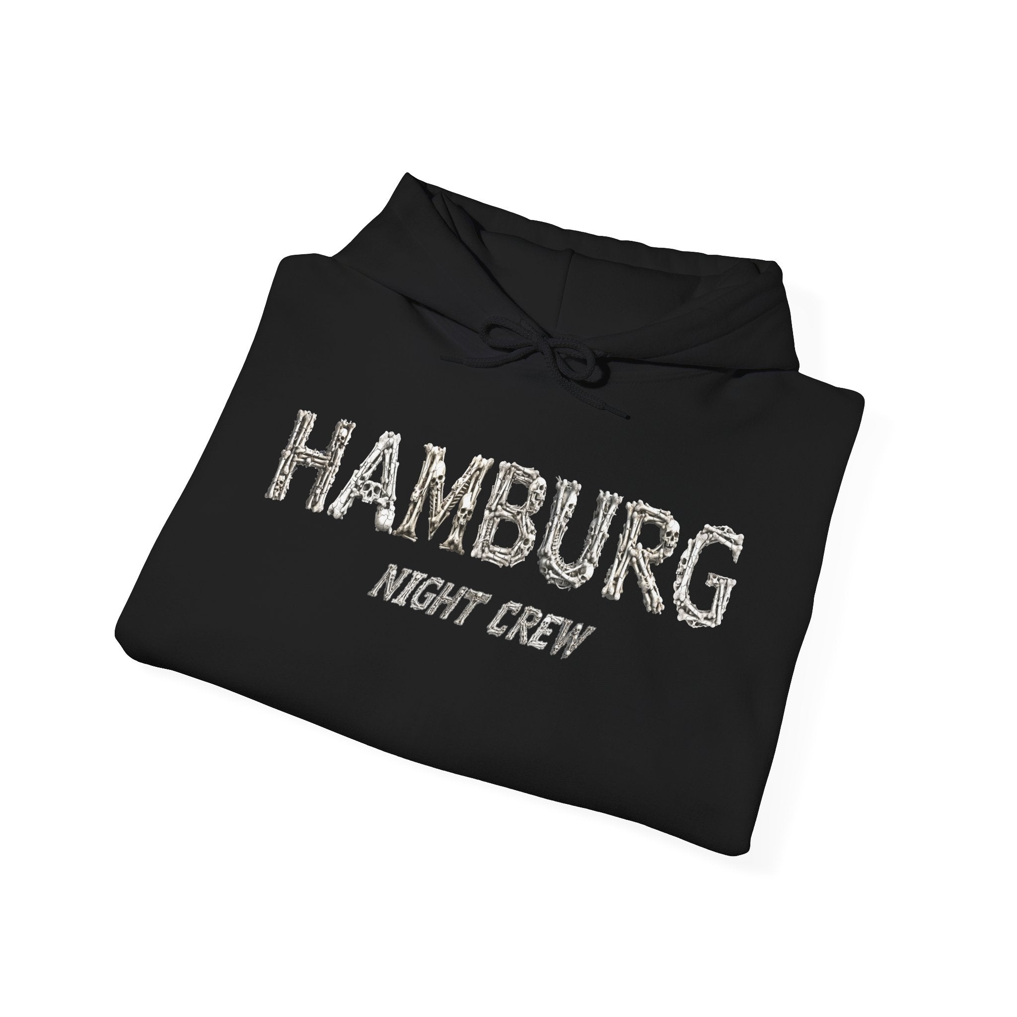 Hamburg "Night Crew" - Front-/Backprint Unisex Hoodie: **Grimwater-Edition**