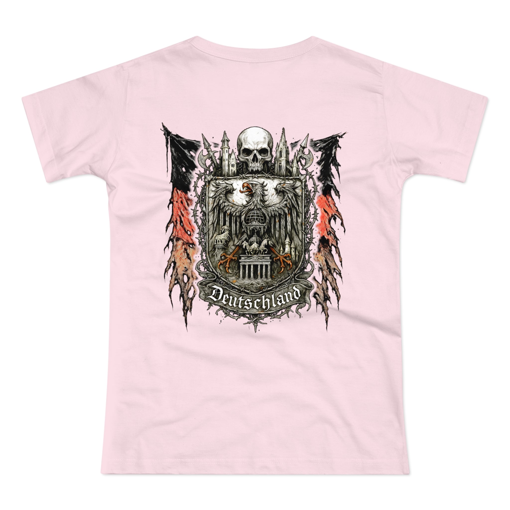 Deutschland: Front-/Backprint, Womens' T-Shirt **Grimwater-Edition** (Germany)