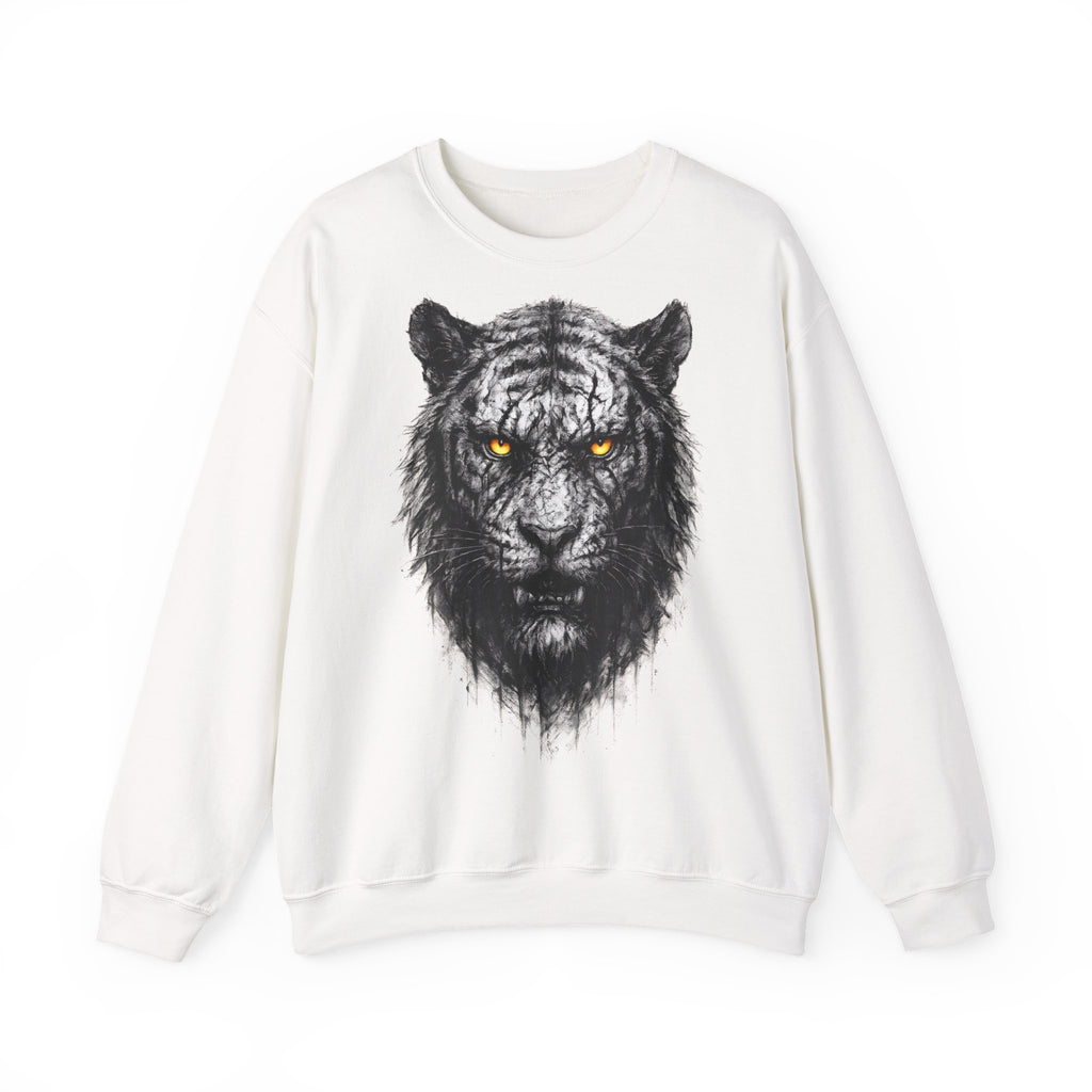 Tiger: Animals-Collection, Frontprint, Unisex Sweatshirt, Bold Tiger