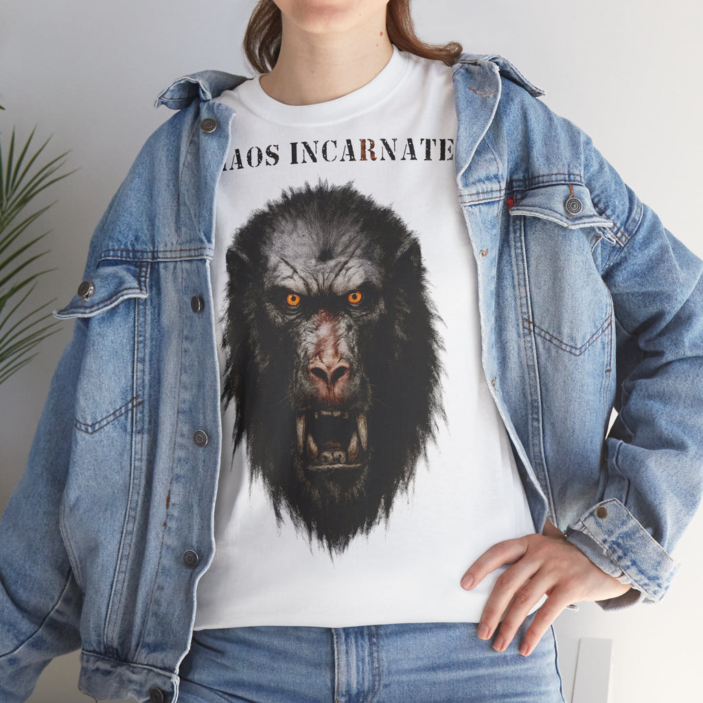 Pavian - Chaos Incarnate: Frontprint, Unisex T-Shirt - Animal-Collection