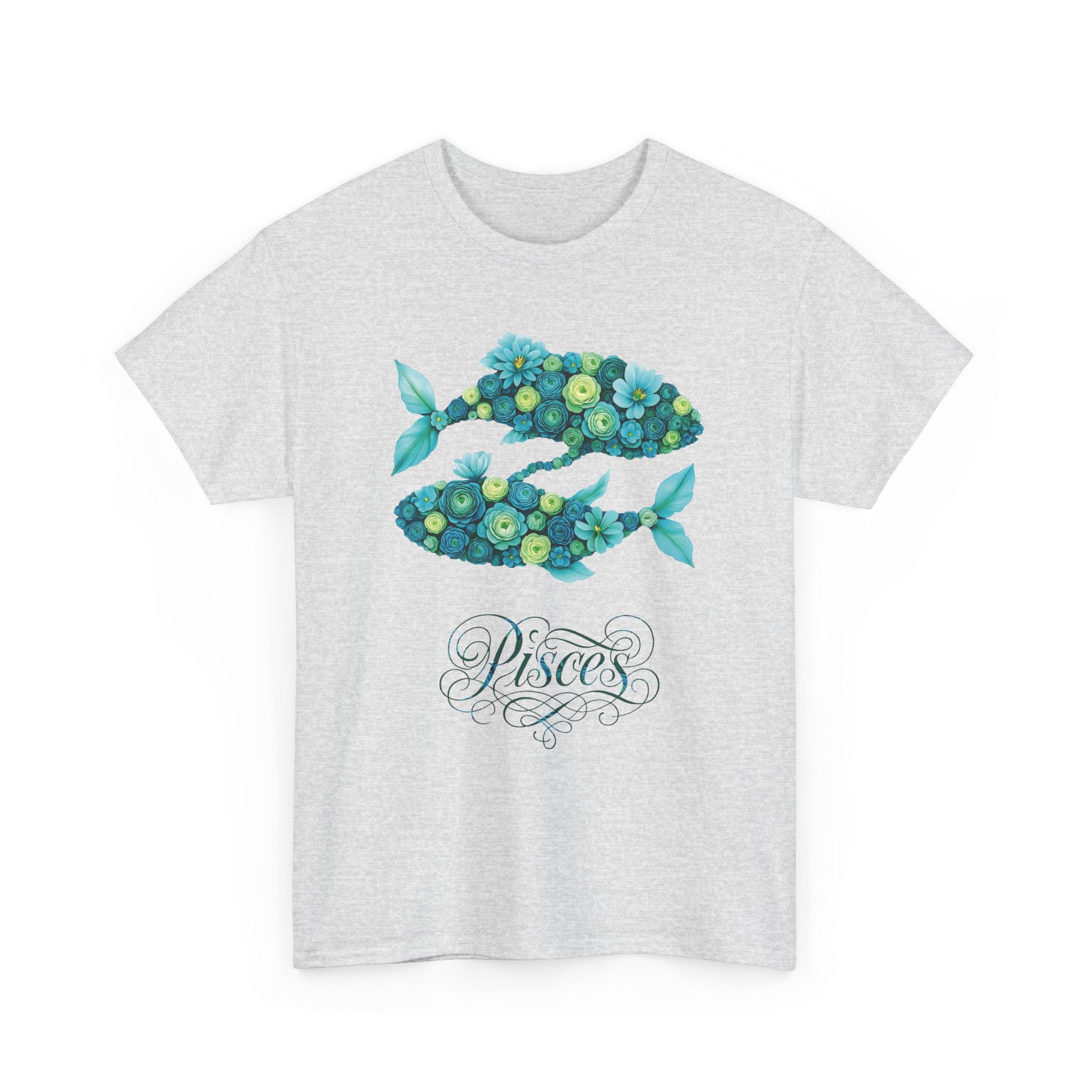 Pisces Floral Zodiac Apparel, Astrological Gift, Birthday Shirt, Horoscope Top, Casual Wear, Astrology Clothing