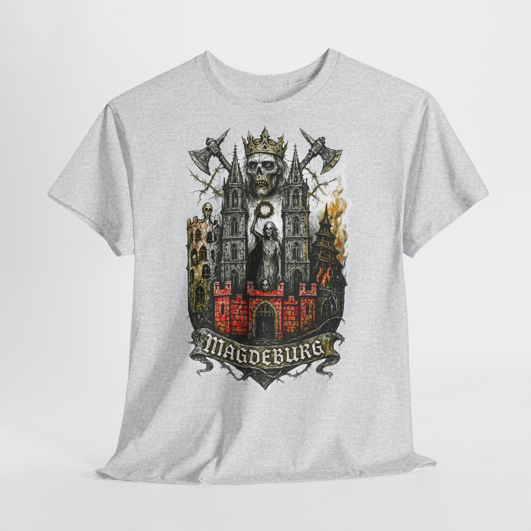 Magdeburg: Frontprint, Unisex T-Shirt **Grimwater-Edition**