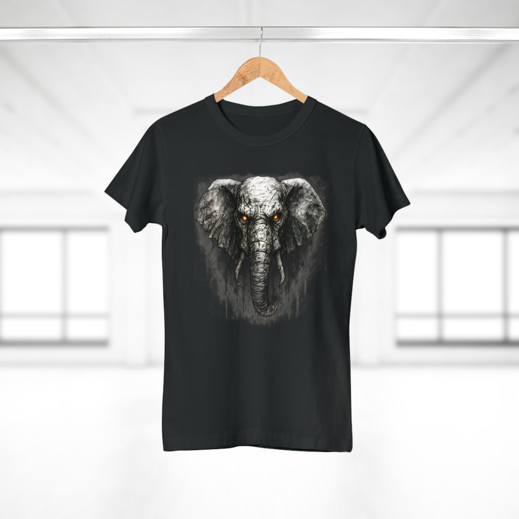 Elefant: Frontprint, Women's T-Shirt - Animal-Collection