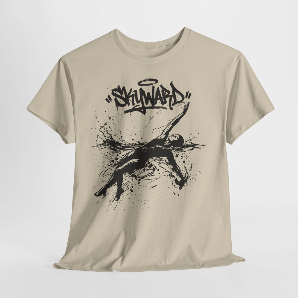 Schwimmen - SKYWARD (Rücken): Frontprint, Unisex T-Shirt