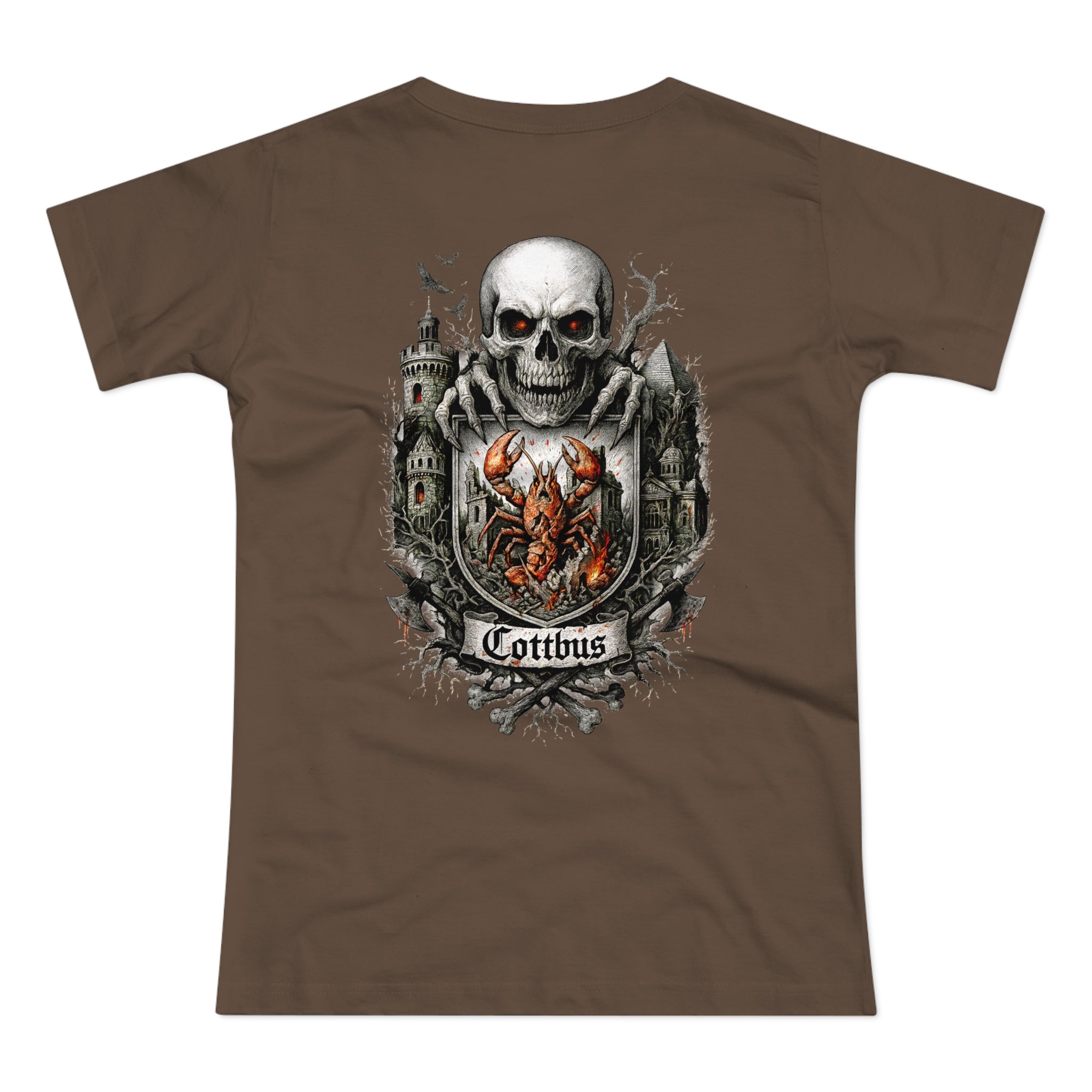 Cottbus: Front-/Backprint, Womens' T-Shirt **Grimwater-Edition**