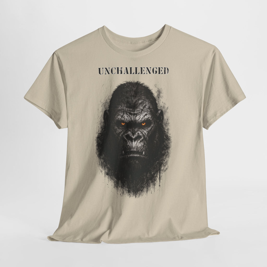 Gorilla - Unchallenged: Frontprint, Unisex T-Shirt - Animal-Collection