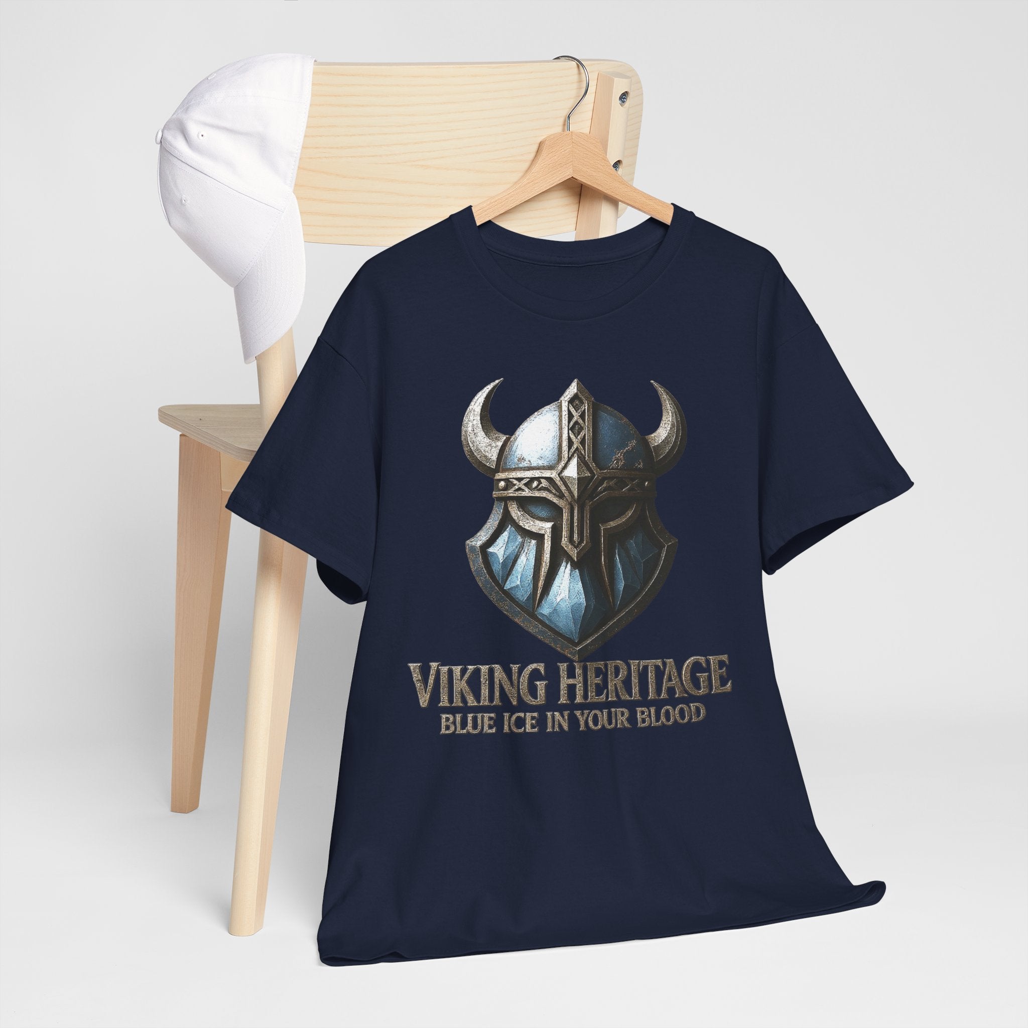 Viking Heritage Tee, Unisex Heavy Cotton T-Shirt, Perfect for Festivals, Heritage Celebrations, Gift for Viking Fans, Casual Wear