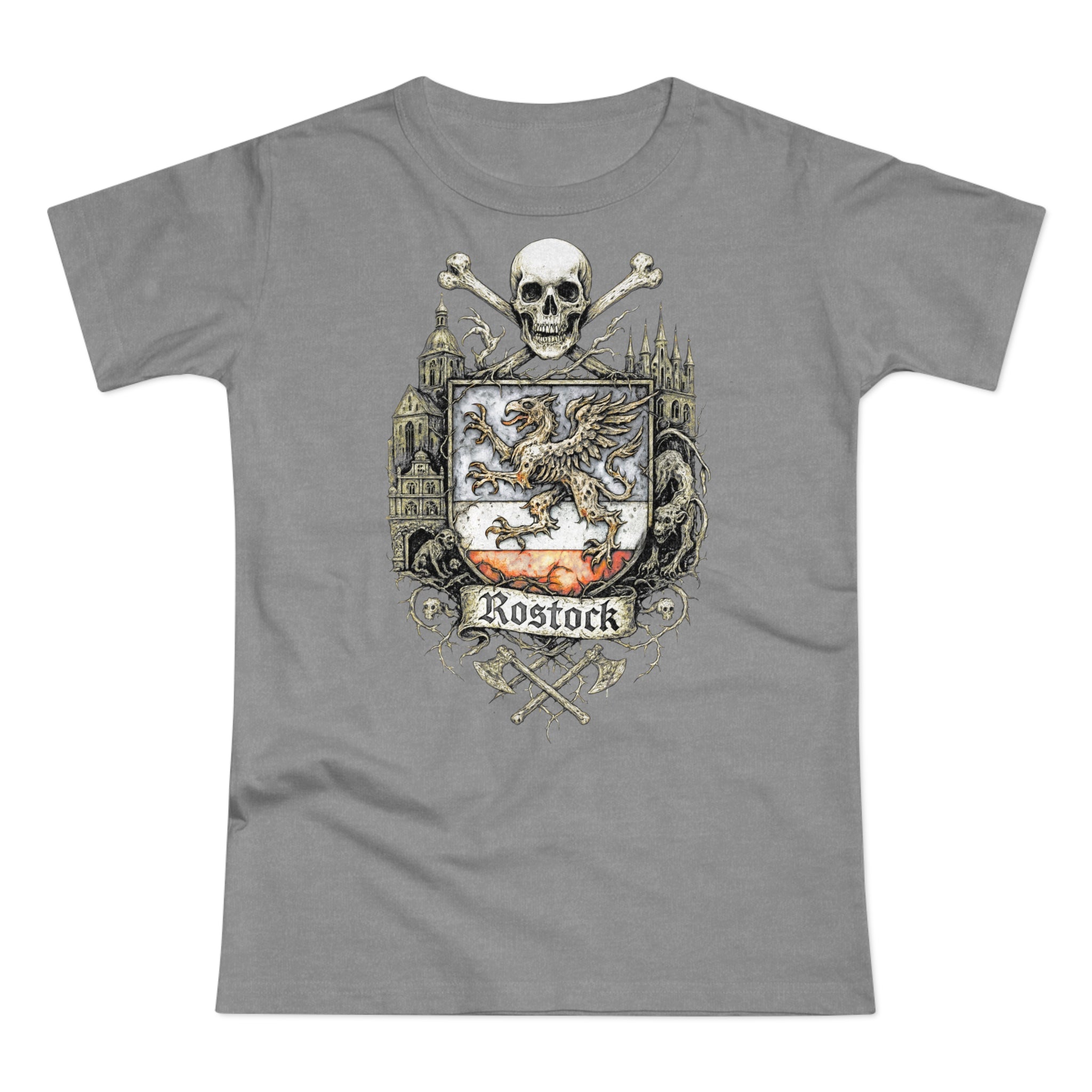 Rostock: Frontprint, Womens' T-Shirt **Grimwater-Edition**