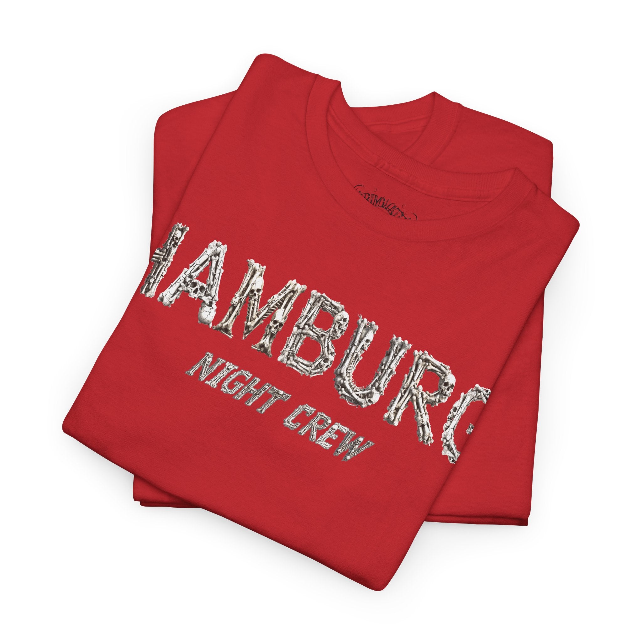 Hamburg "Night Crew" - Front-/Backprint, Unisex T-Shirt: **Grimwater-Edition**