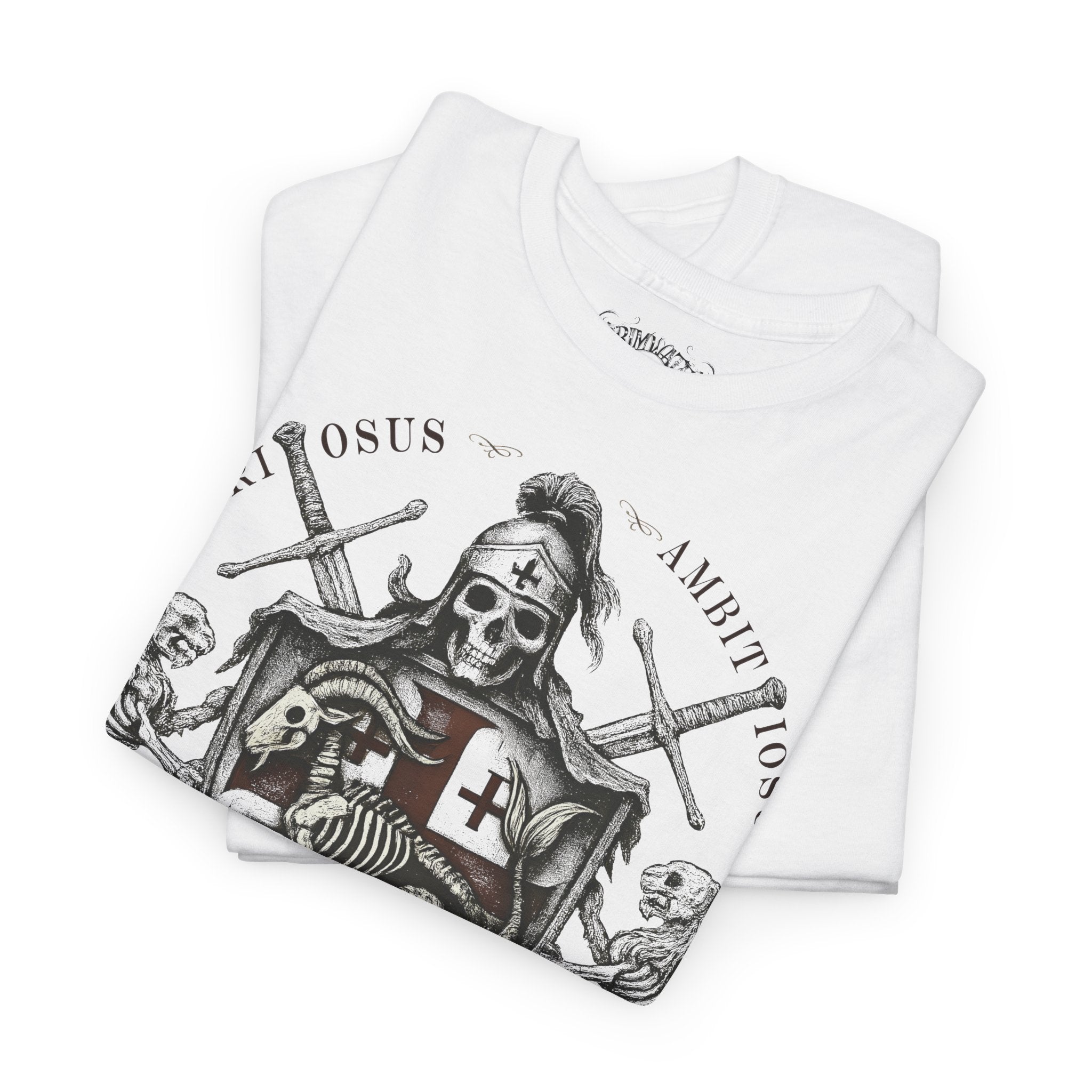 Steinbock: Frontprint, Unisex T-Shirt **Grimwater-Edition** Sternzeichen Astrologie (Capricorn)