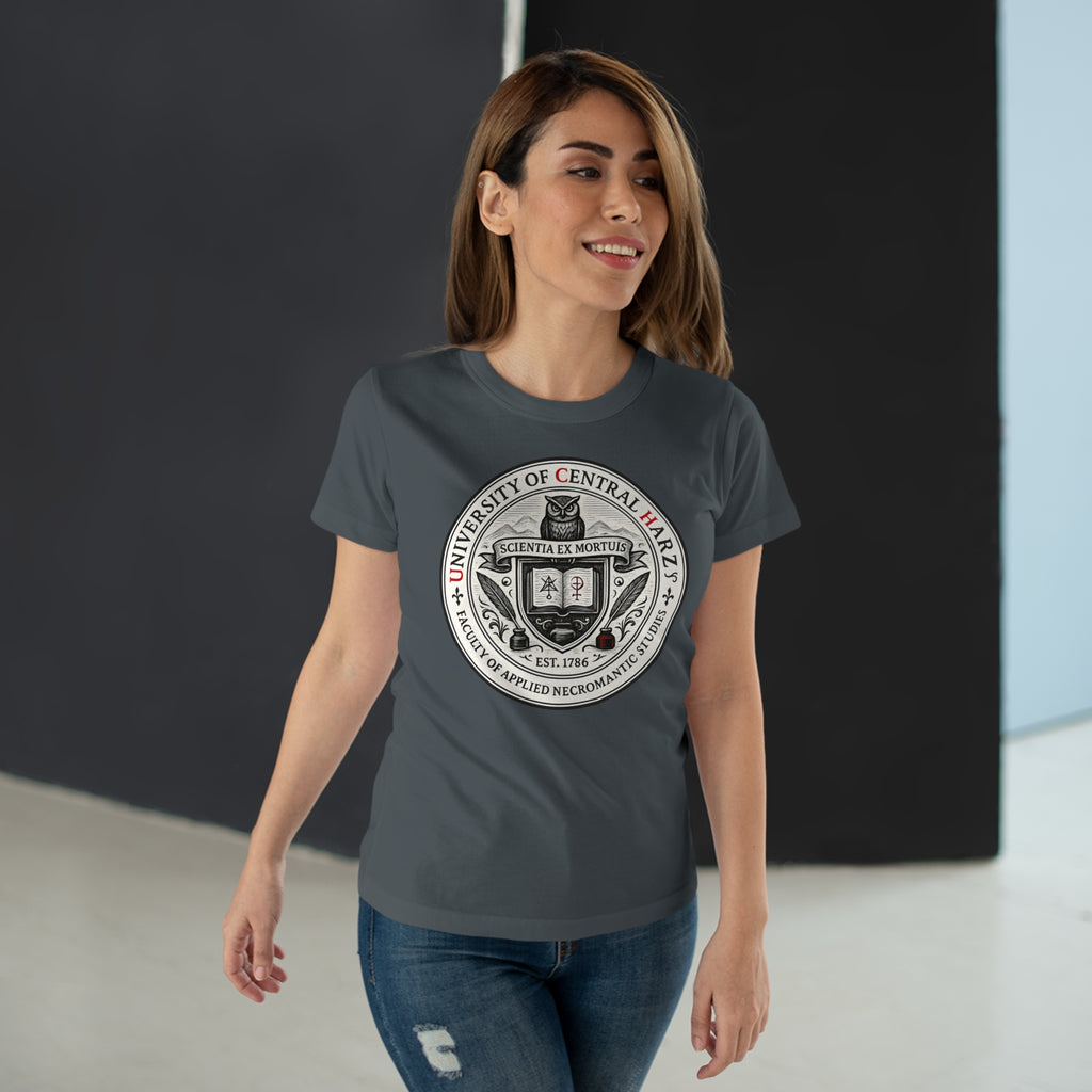 University of Central Hartz: Frontprint, Womens' T-Shirt **Grimwater-Edition**