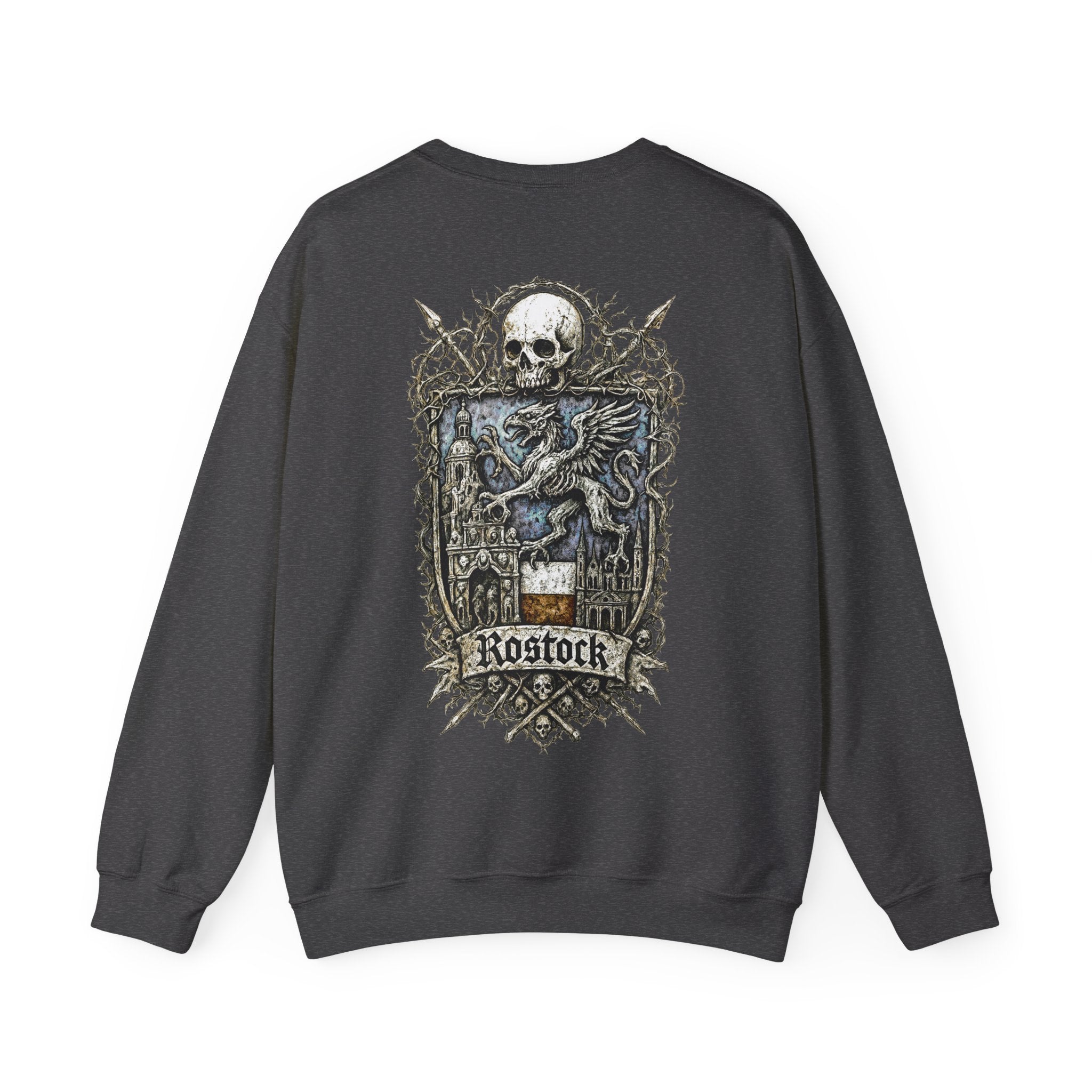 Rostock: Front-/Backprint, Unisex Sweatshirt **Grimwater-Edition**