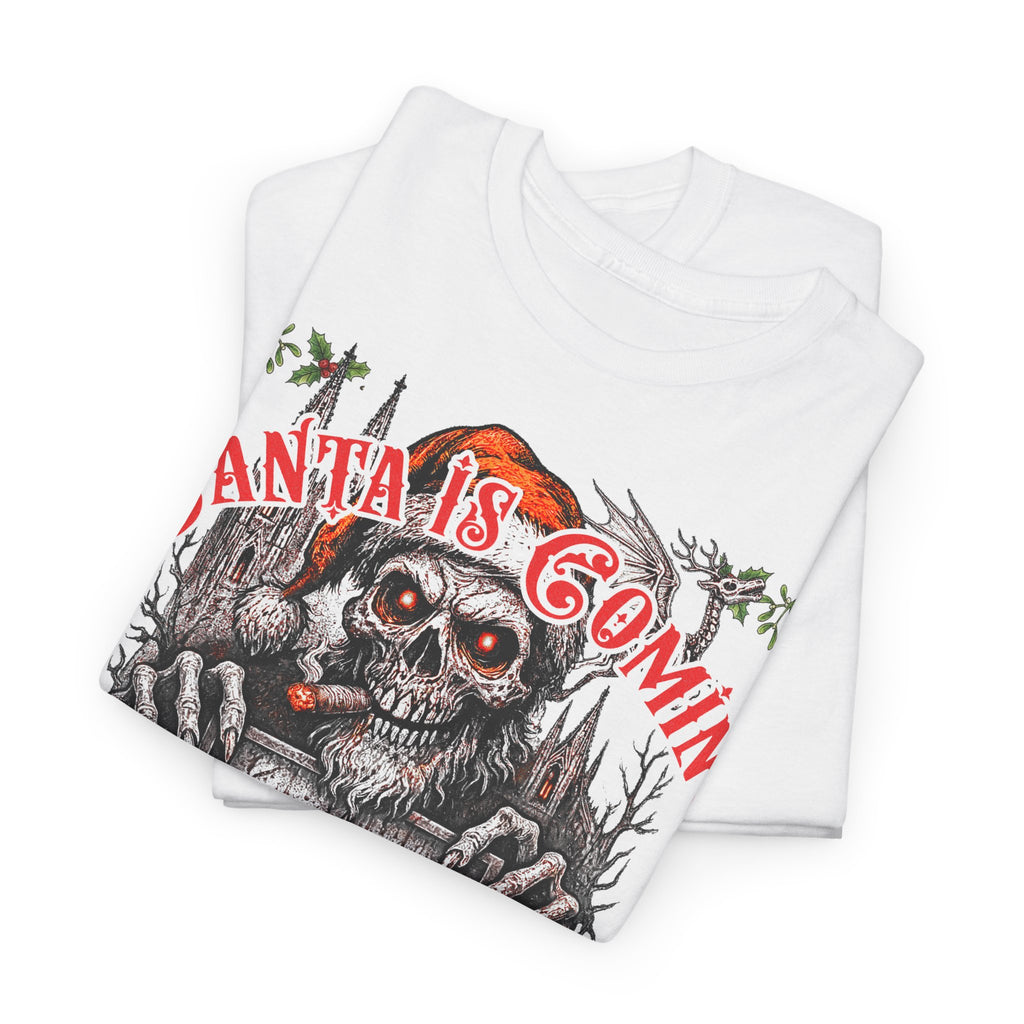 Santa Is Coming 4 Kölle: Frontprint, Unisex T-Shirt