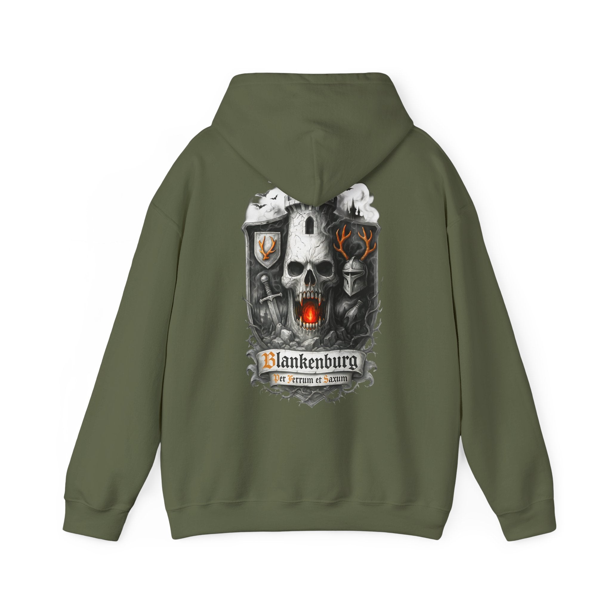 Blankenburg: Front-/Backprint Unisex Hoodie **Grimwater-Edition**