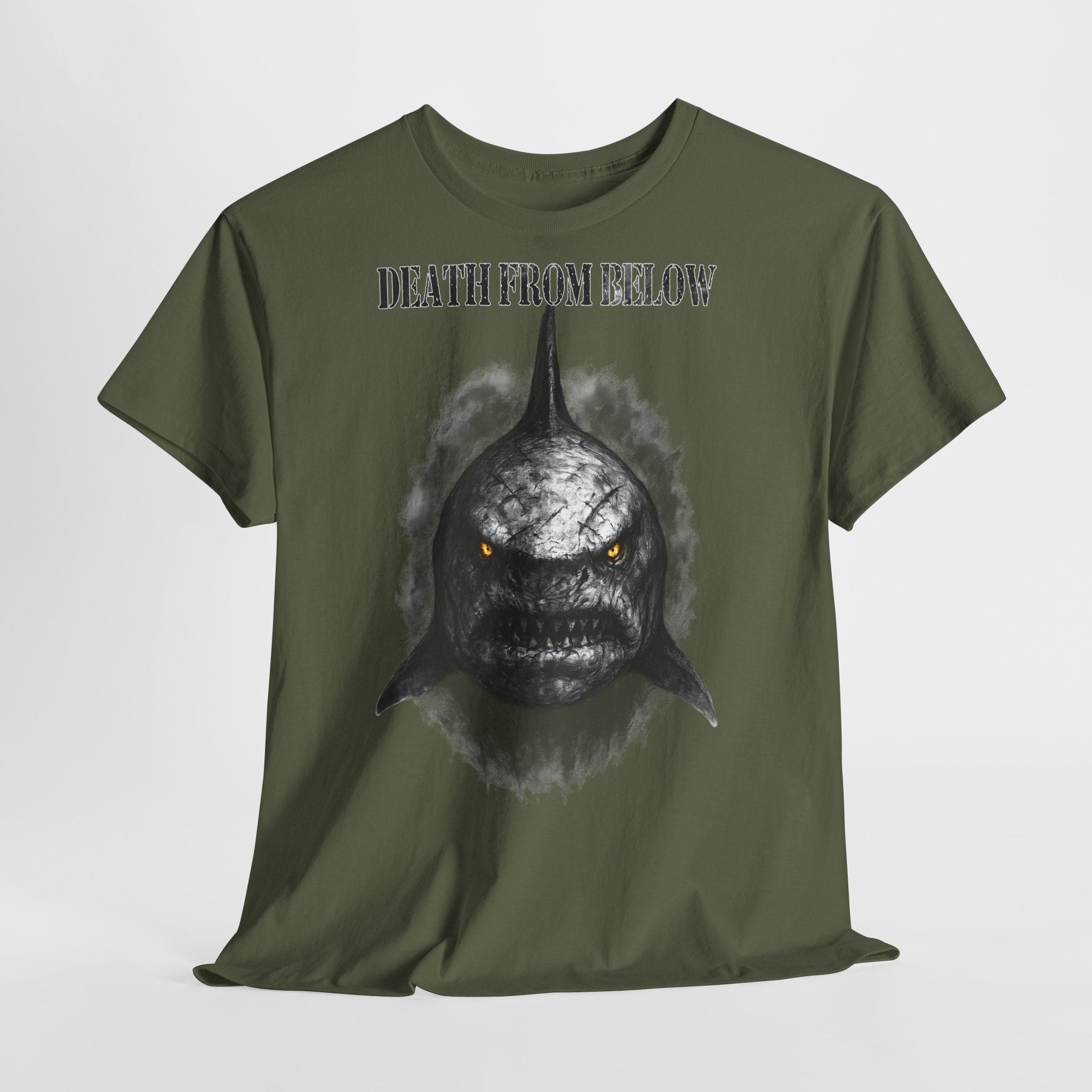 Hai - Death From Below: Frontprint, Unisex T-Shirt - Animal-Collection