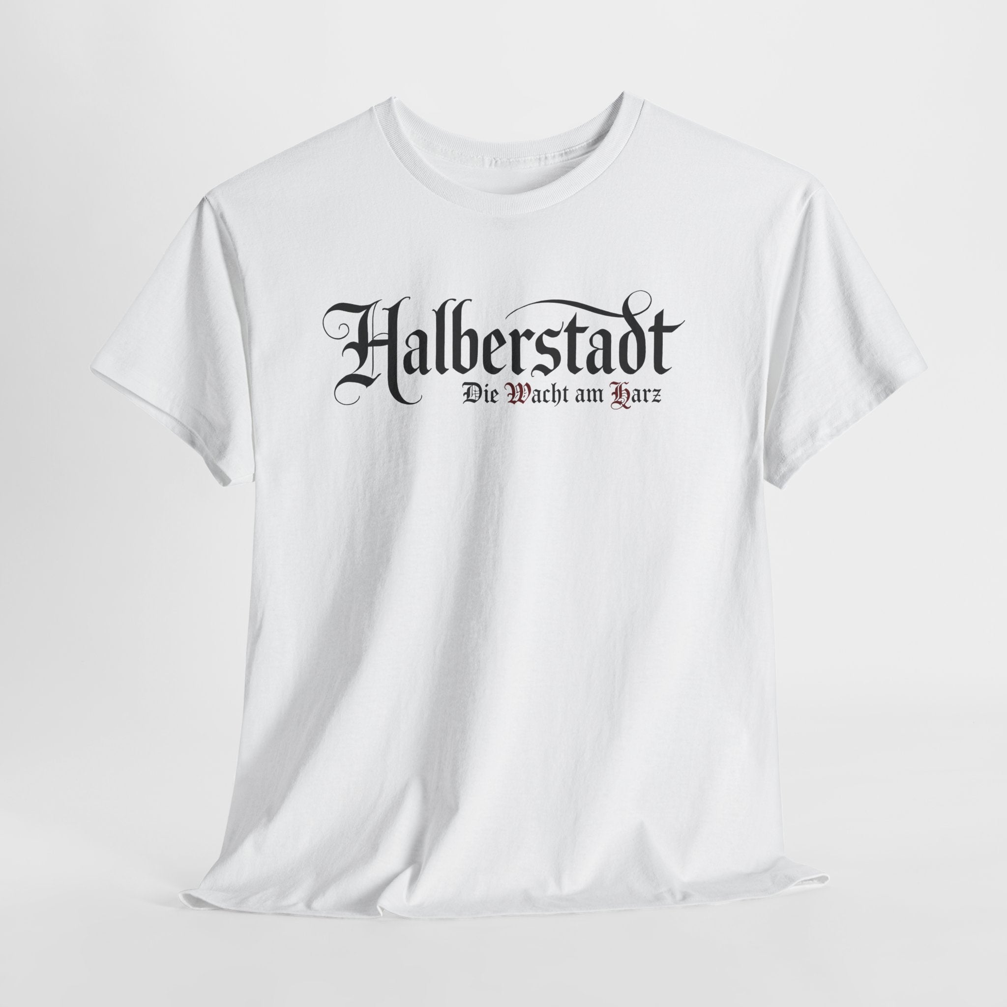 Halberstadt - Die Wacht am Harz - Unisex Heavy Cotton Tee, Cool Graphic Shirt, Gift for Travelers, Casual Wear, Street Style, Trendy Tee