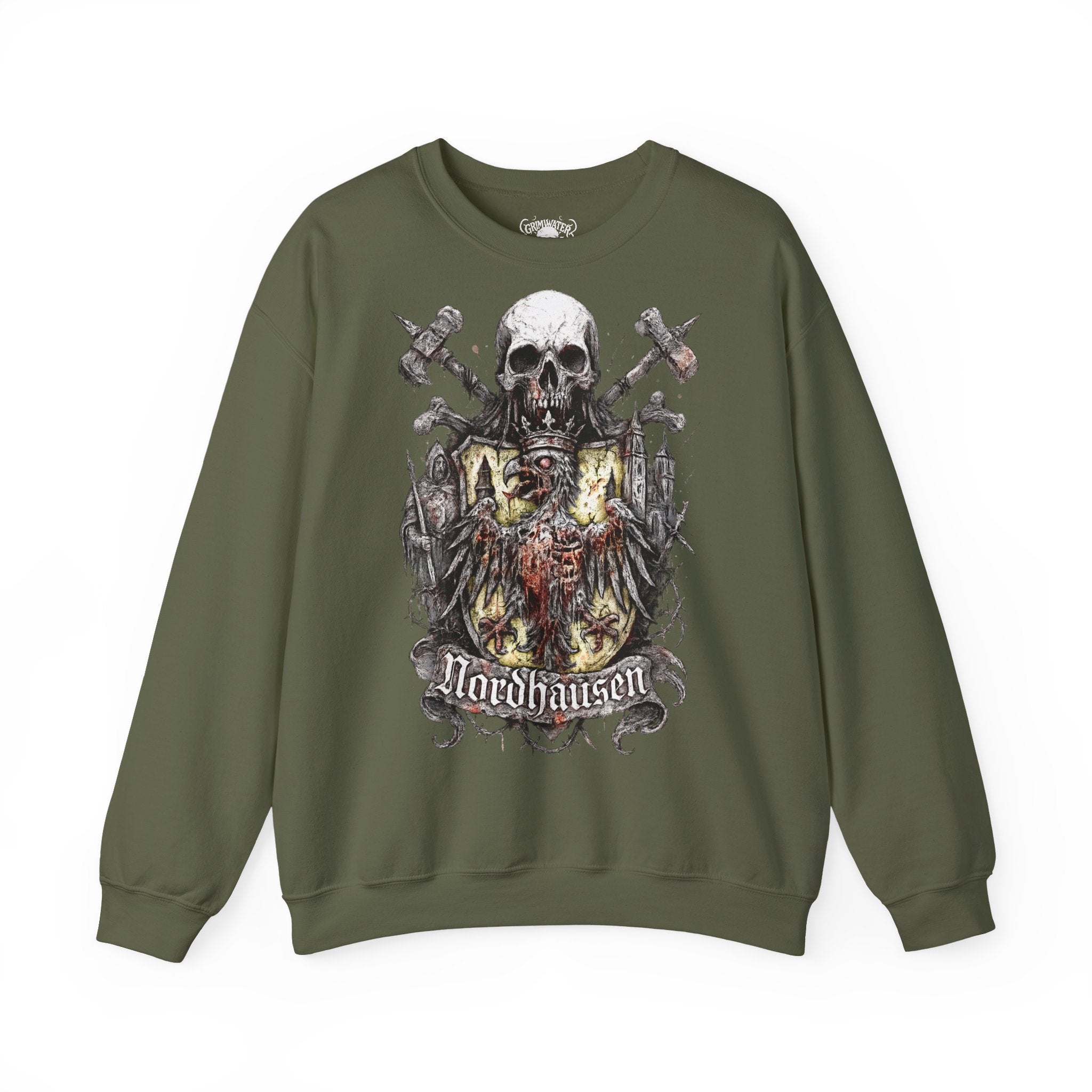 Nordhausen: Harz-Collection, Frontprint, Unisex Sweatshirt **Grimwater-Edition**