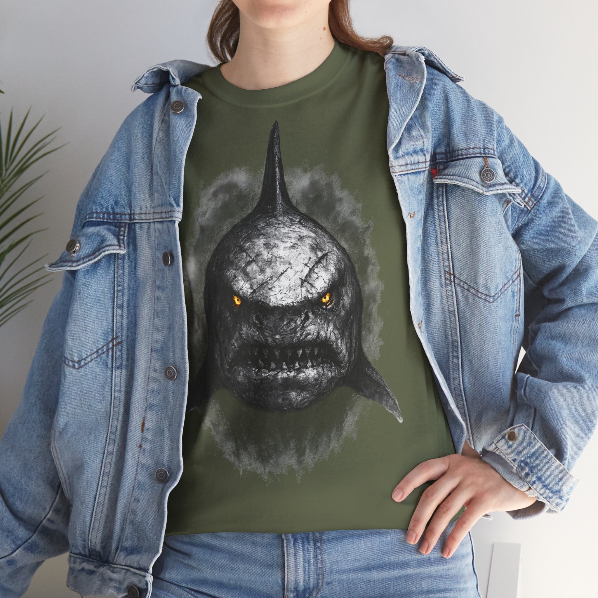 Hai: Frontprint, Unisex T-Shirt - Animal-Collection
