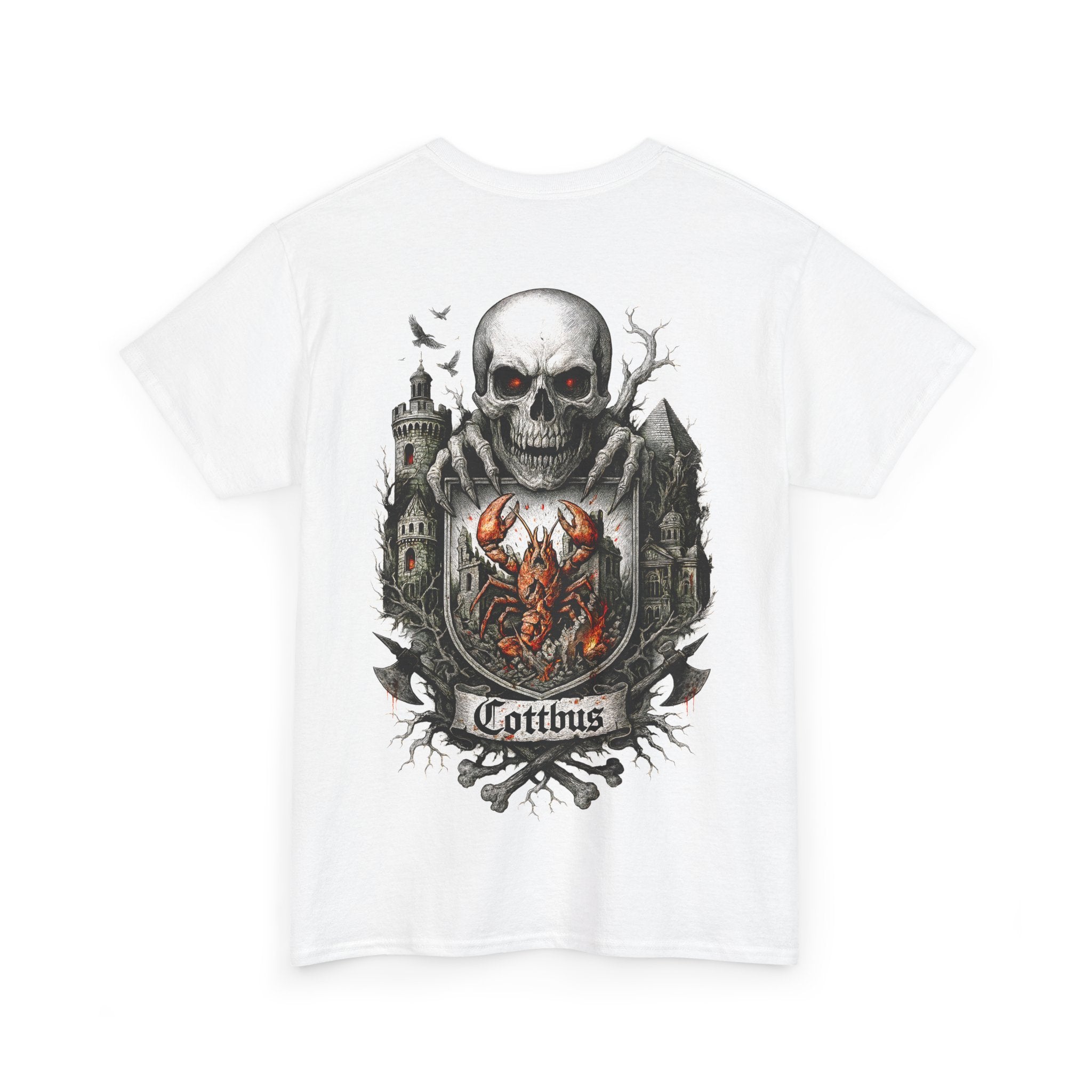 Cottbus: Front-/Backprint, Unisex T-Shirt **Grimwater-Edition**