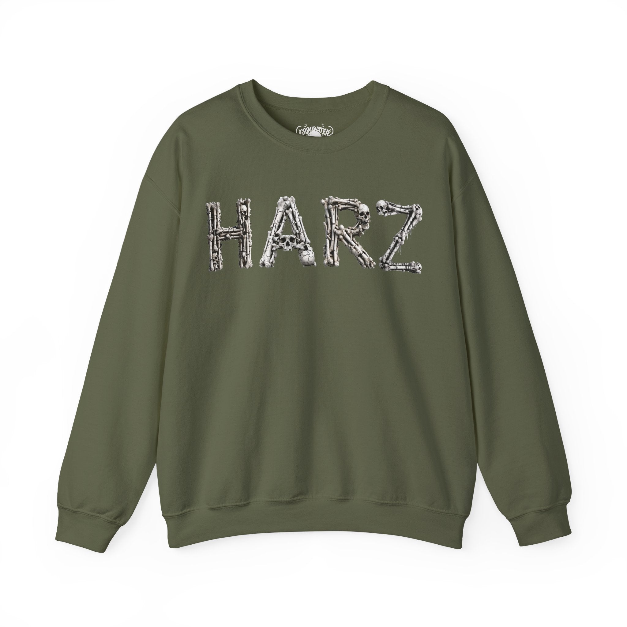 Harz: Front-/Backprint, Unisex Sweatshirt **Grimwater-Edition** Gesamtharz