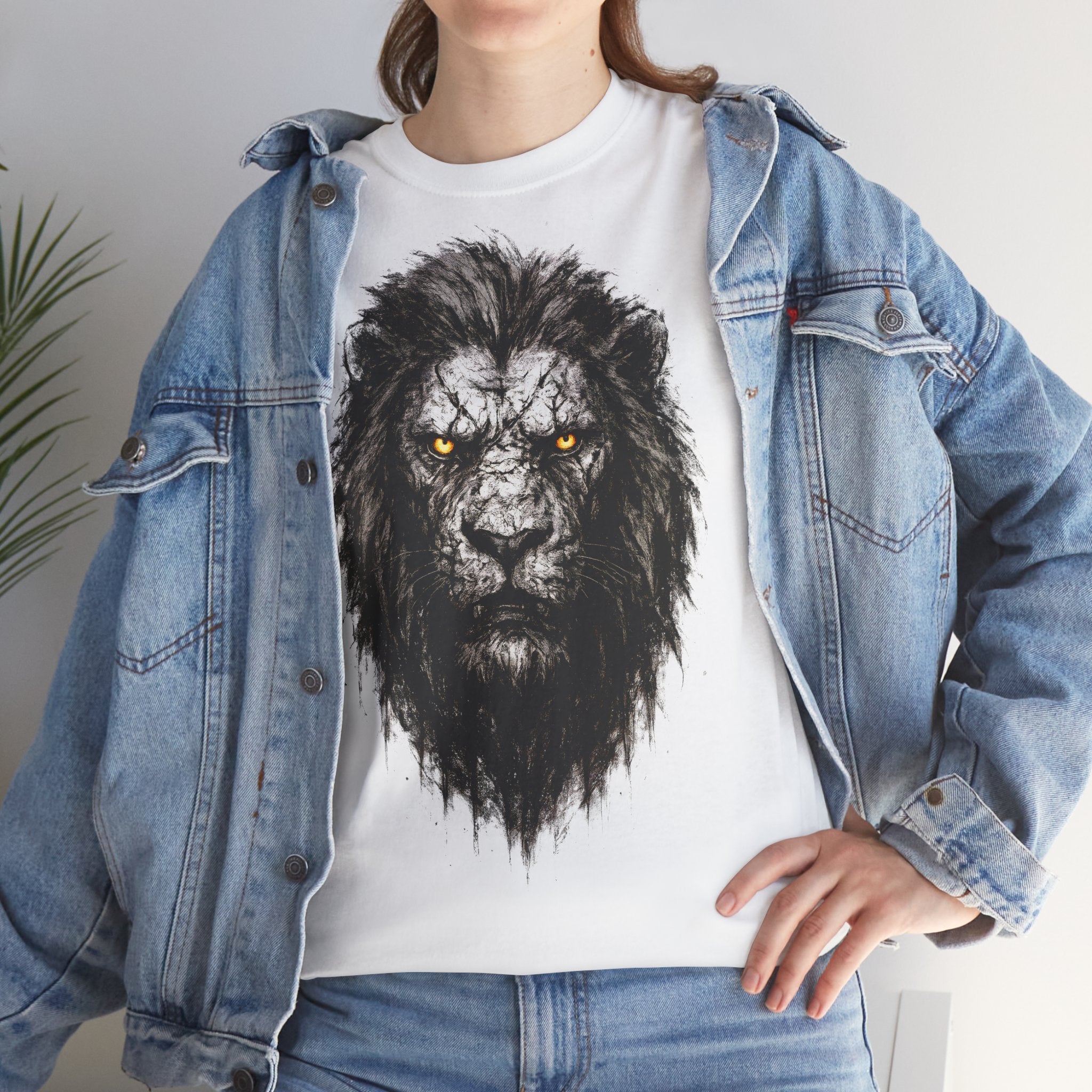 Löwe: Frontprint, Unisex T-Shirt - Animal-Collection