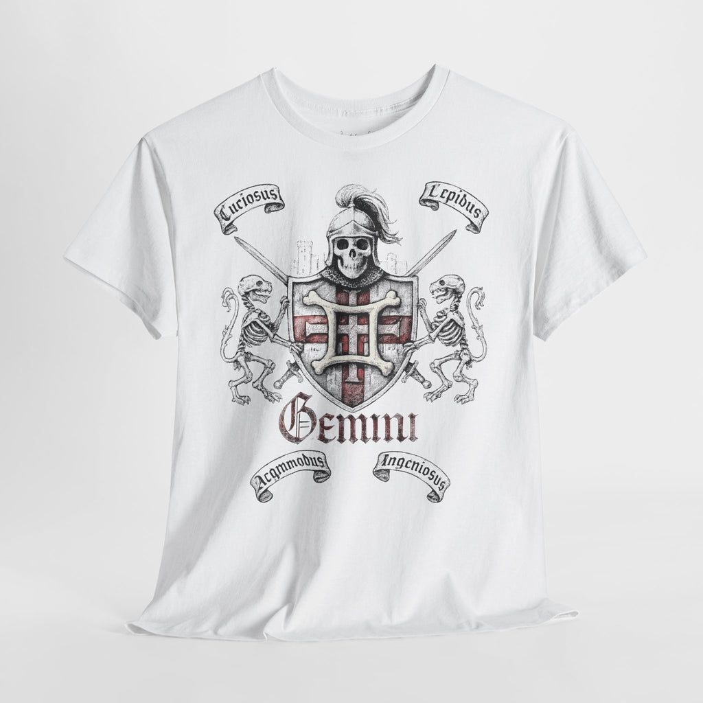 Zwilling: Frontprint, Unisex T-Shirt **Grimwater-Edition** Sternzeichen Astrologie (Gemini)