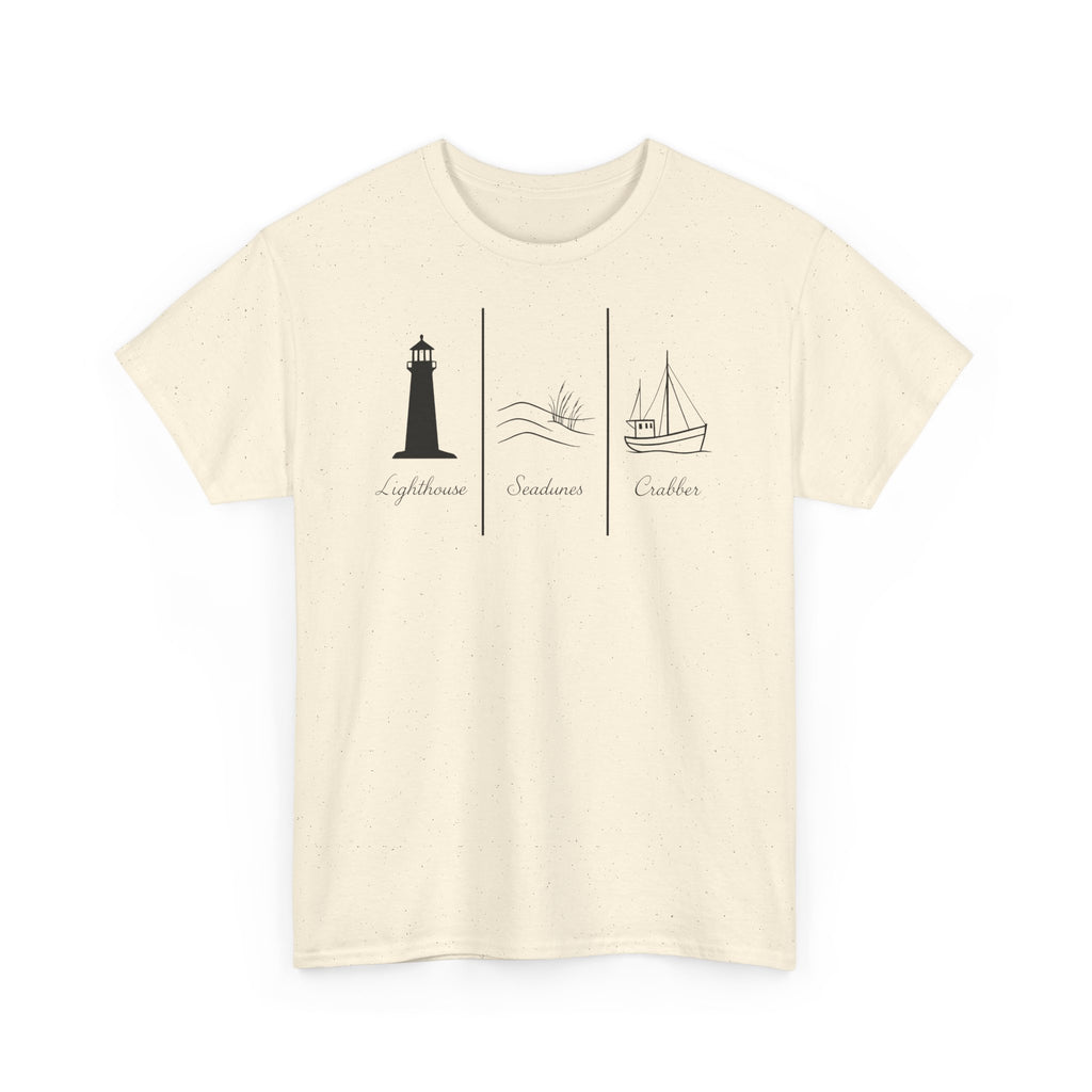 Nordsee, Ostsee - Reicht mir schon! Frontprint, Unisex T-Shirt